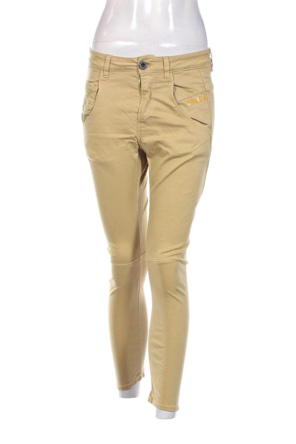 Дамски дънки Pause Jeans, Размер S, Цвят Жълт, Цена 35,79 лв.