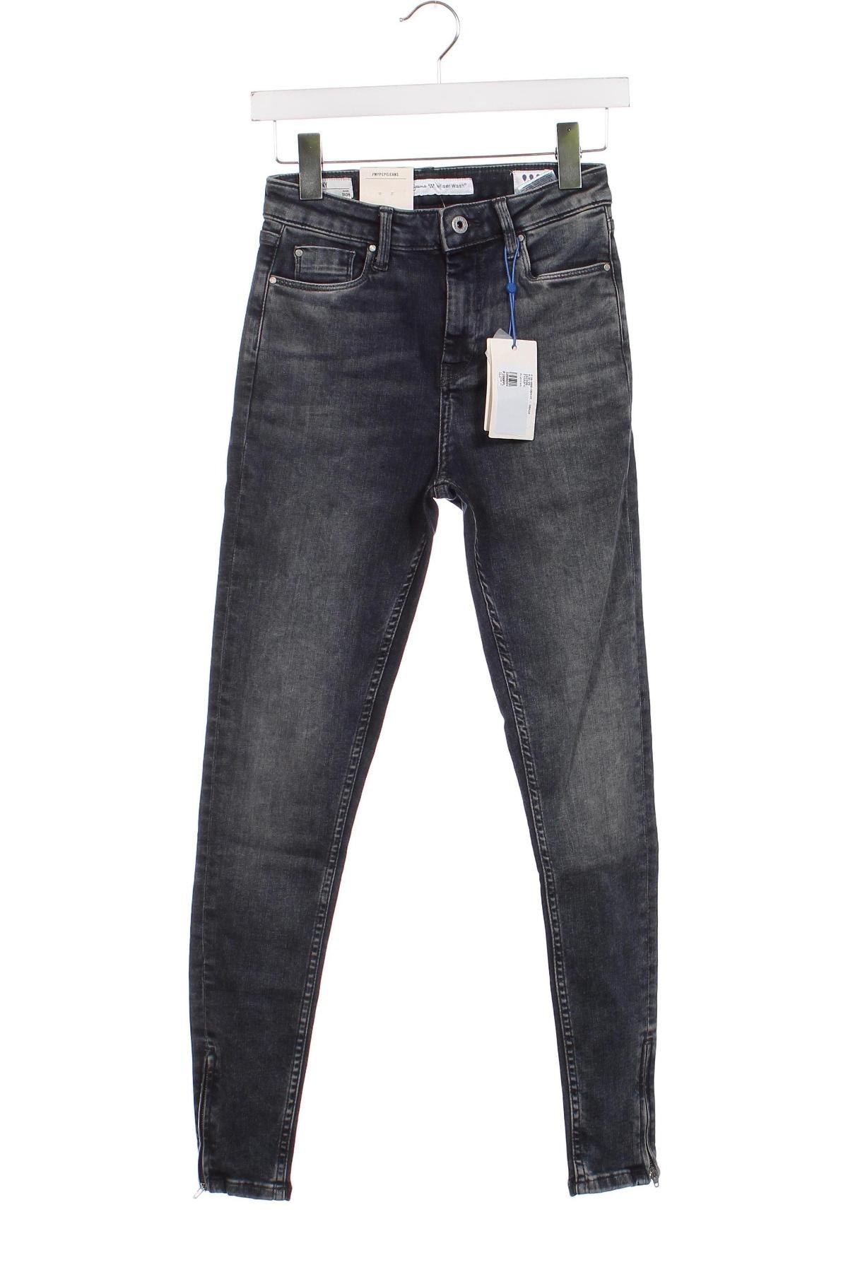 Дамски дънки Pepe Jeans, Размер XS, Цвят Сив, Цена 68,80 лв.