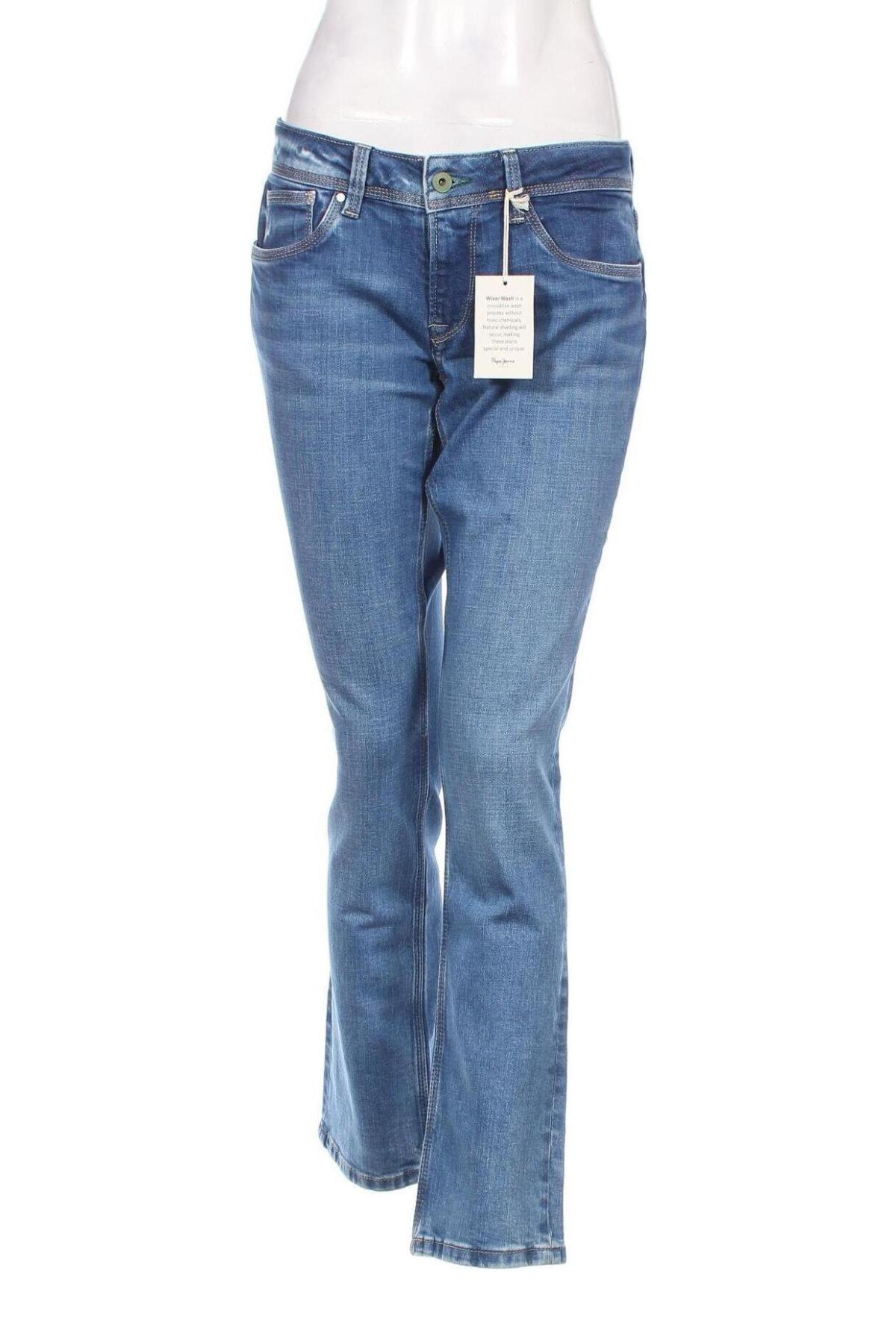Blugi de femei Pepe Jeans, Mărime XL, Culoare Albastru, Preț 288,55 Lei