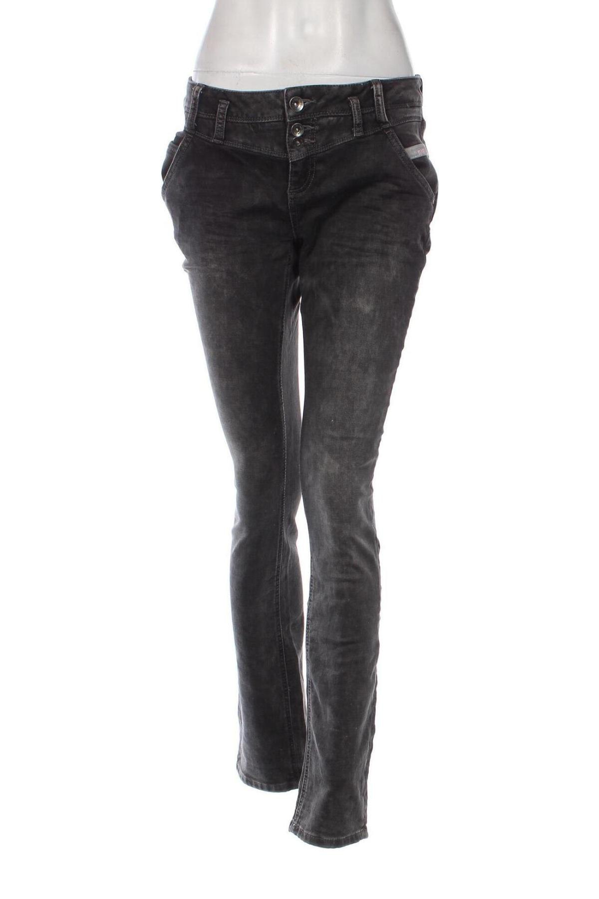 Damen Jeans Street One, Größe M, Farbe Grau, Preis 11,53 €