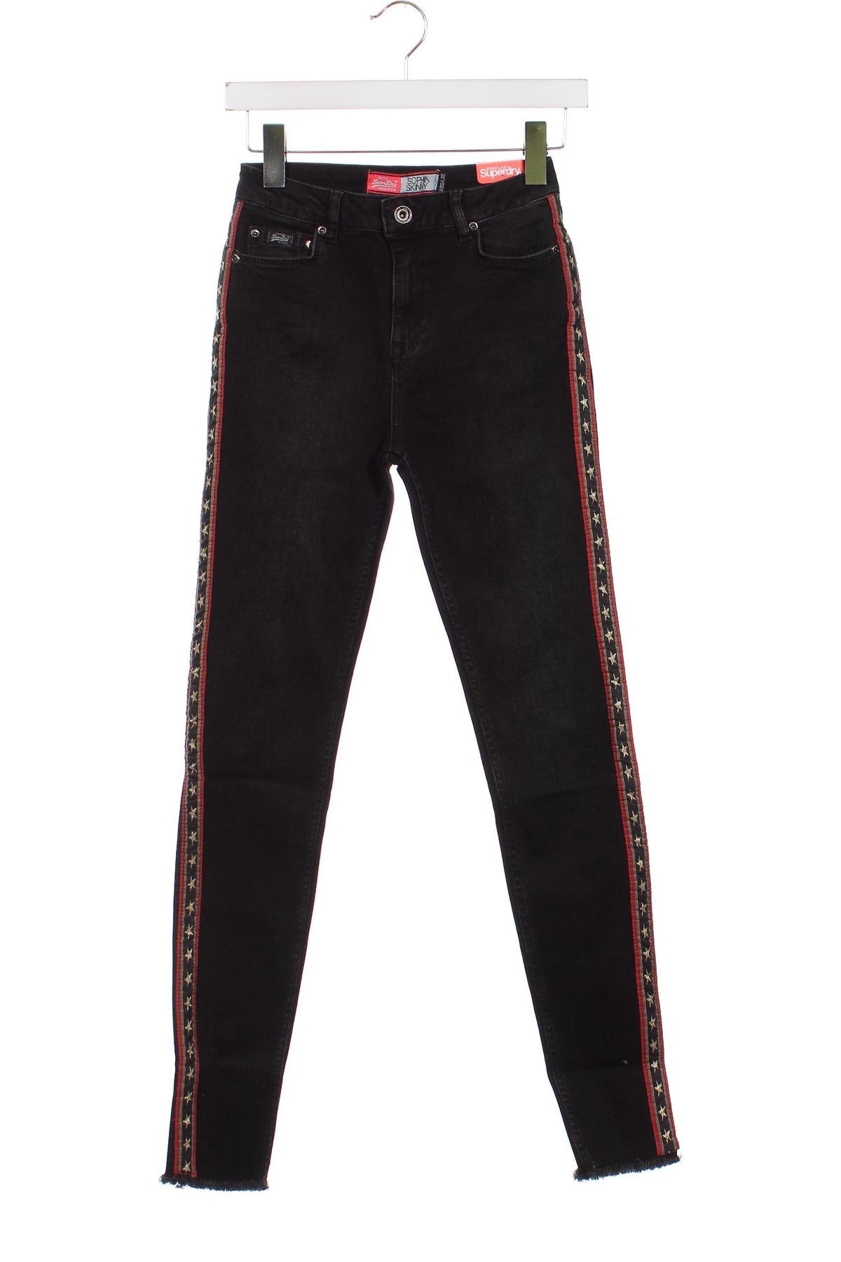 Damen Jeans Superdry, Größe XS, Farbe Schwarz, Preis € 16,01