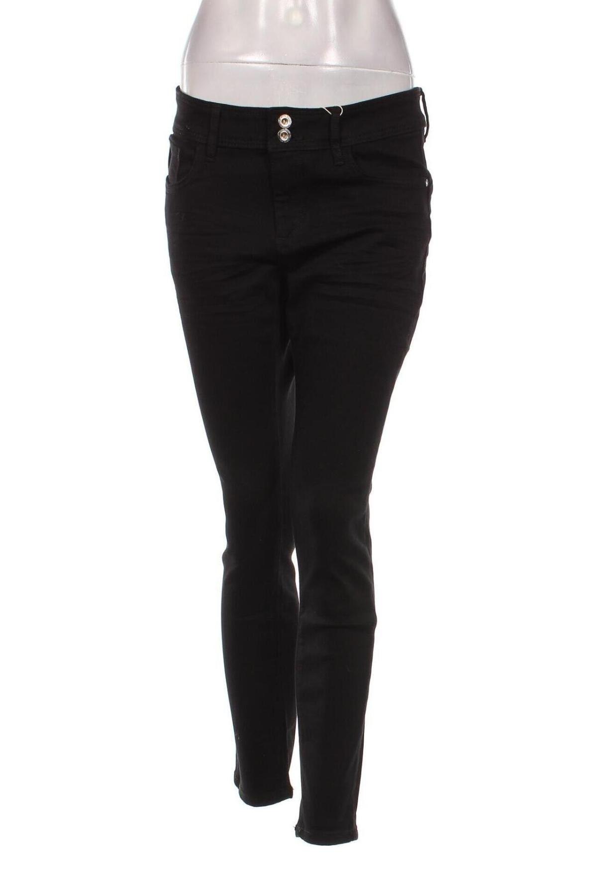 Дамски дънки Tom Tailor, Размер L, Цвят Черен, Цена 110,20 лв.