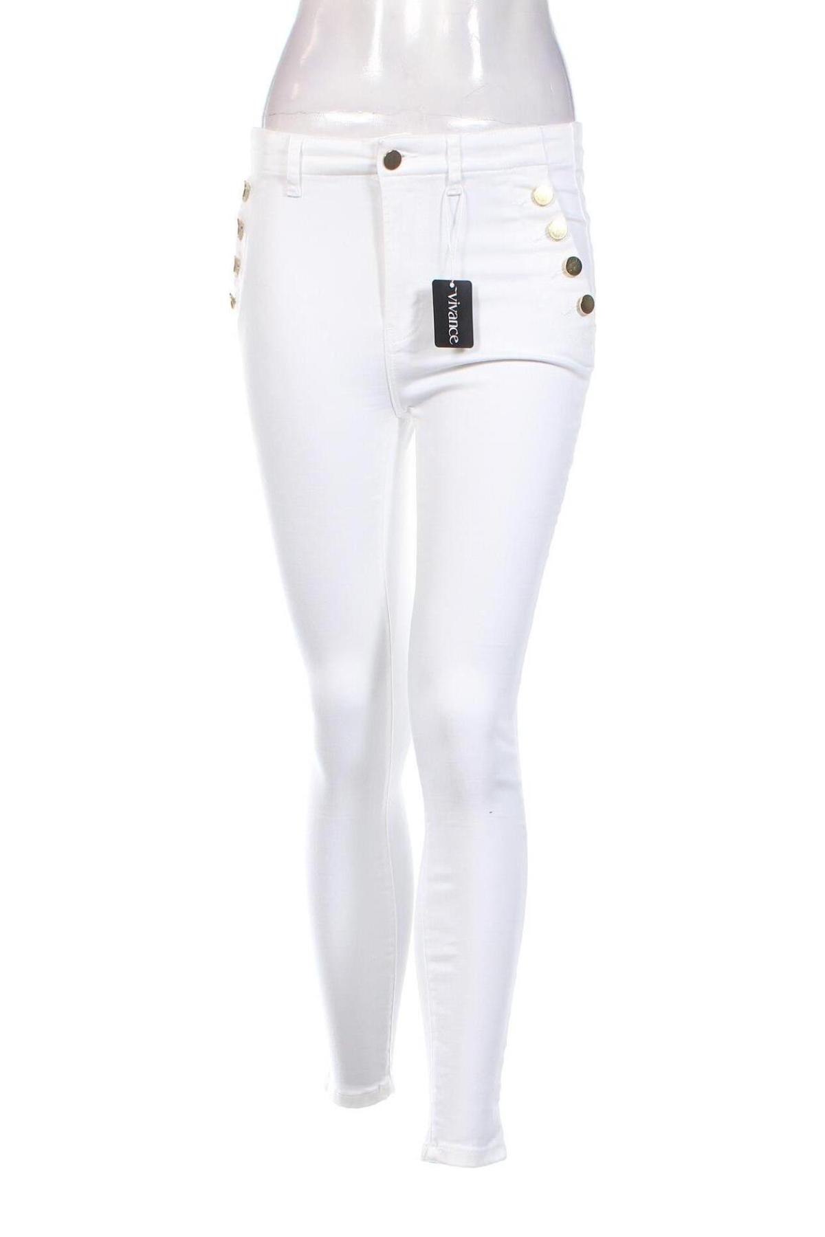 Damen Jeans Vivance, Größe S, Farbe Weiß, Preis € 14,23