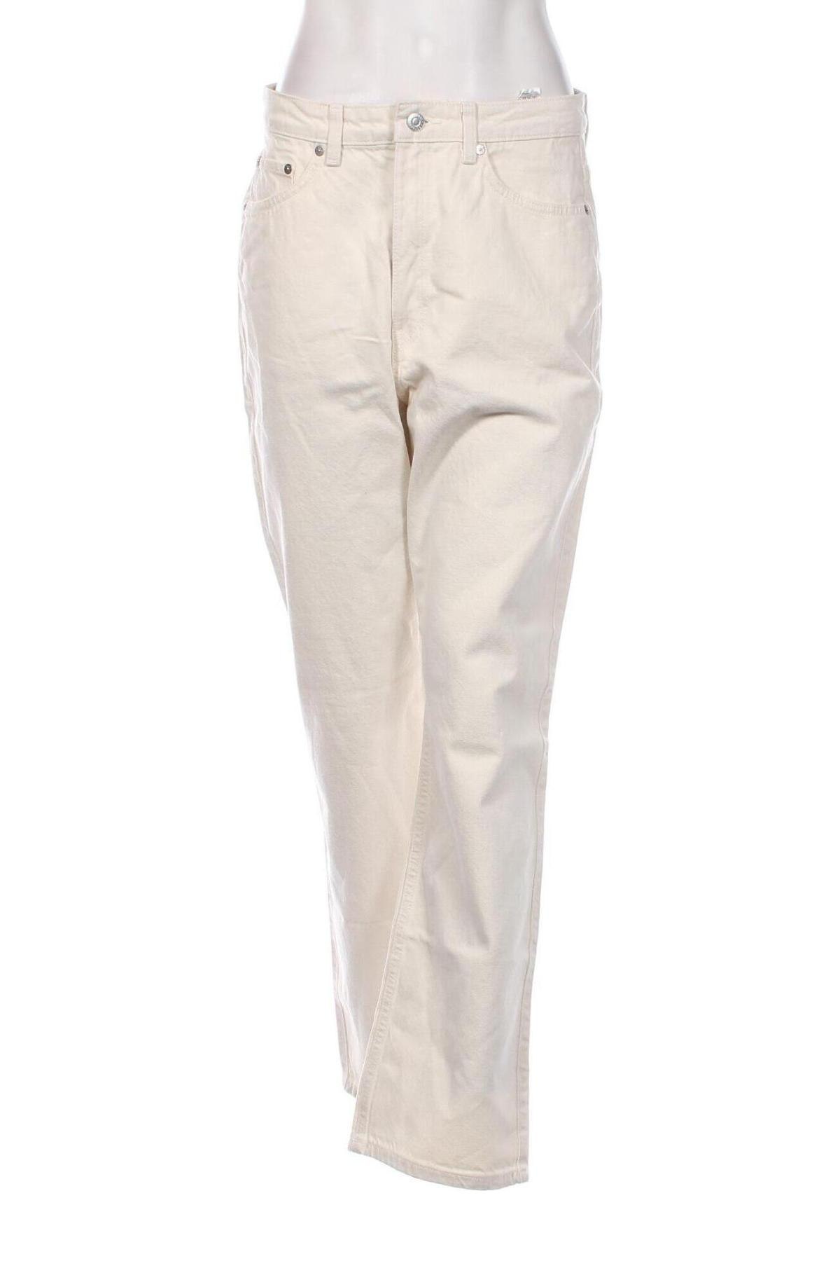 Damen Jeans Weekday, Größe M, Farbe Weiß, Preis 15,34 €