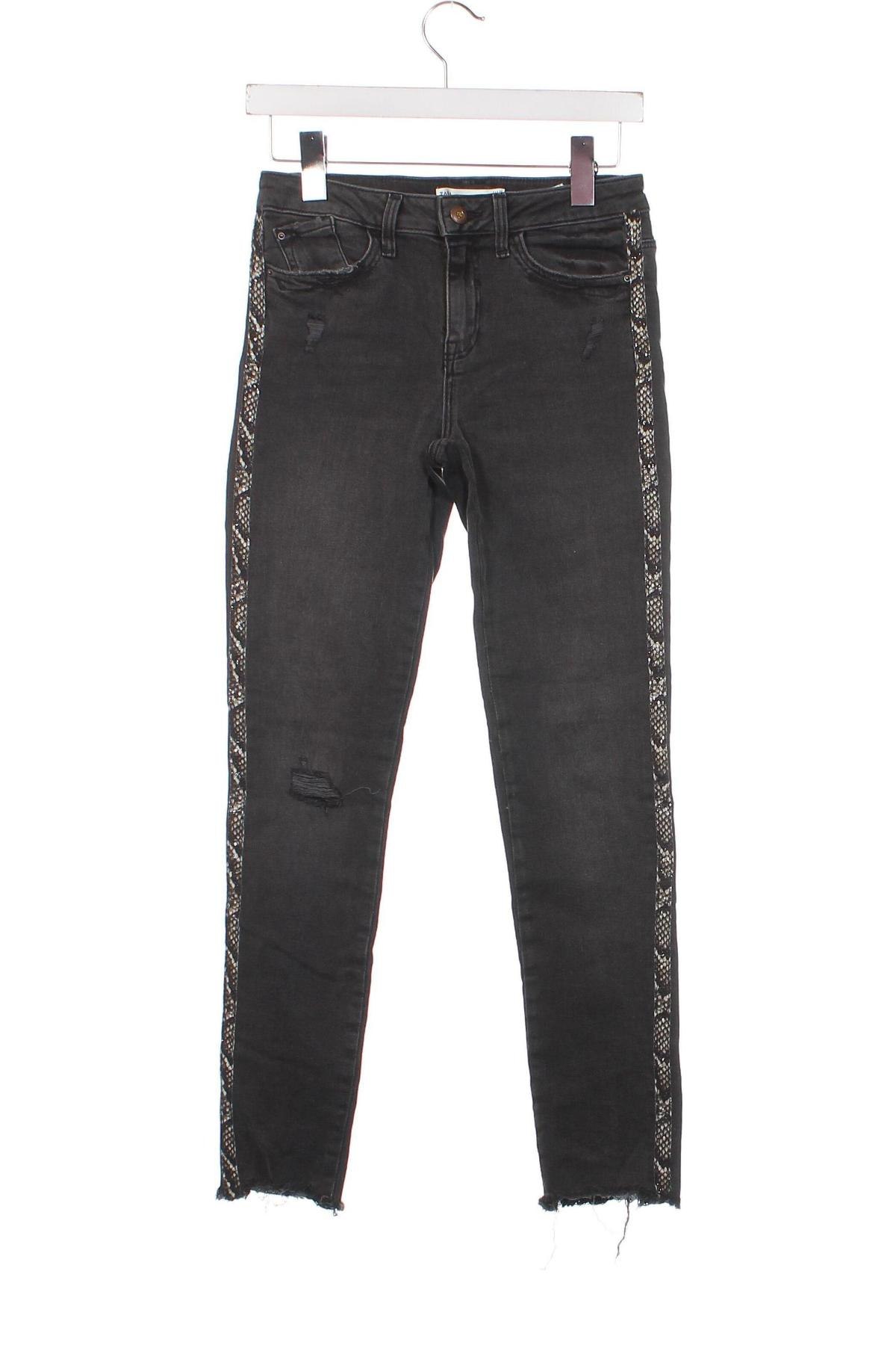 Damen Jeans Zara, Größe XS, Farbe Grau, Preis 7,89 €
