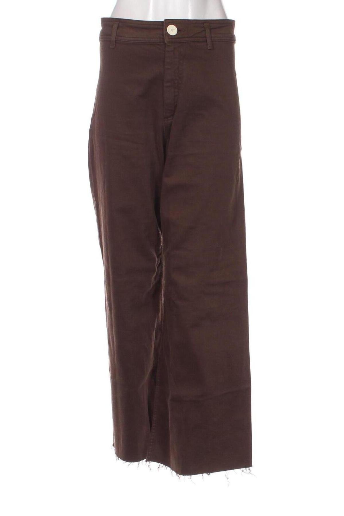 Damen Jeans Zara, Größe M, Farbe Braun, Preis 18,79 €