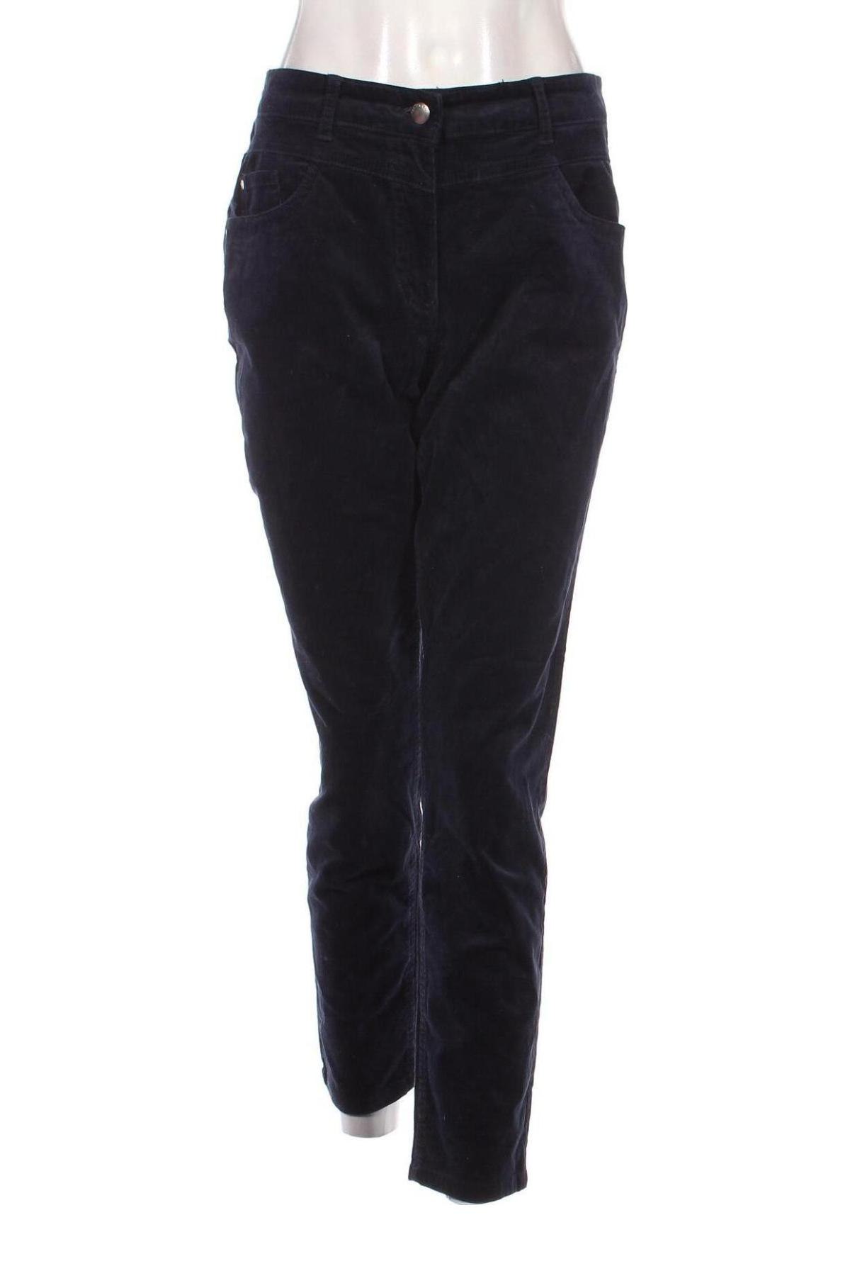 Γυναικείο κοτλέ παντελόνι C&A, Μέγεθος L, Χρώμα Μπλέ, Τιμή 3,41 €