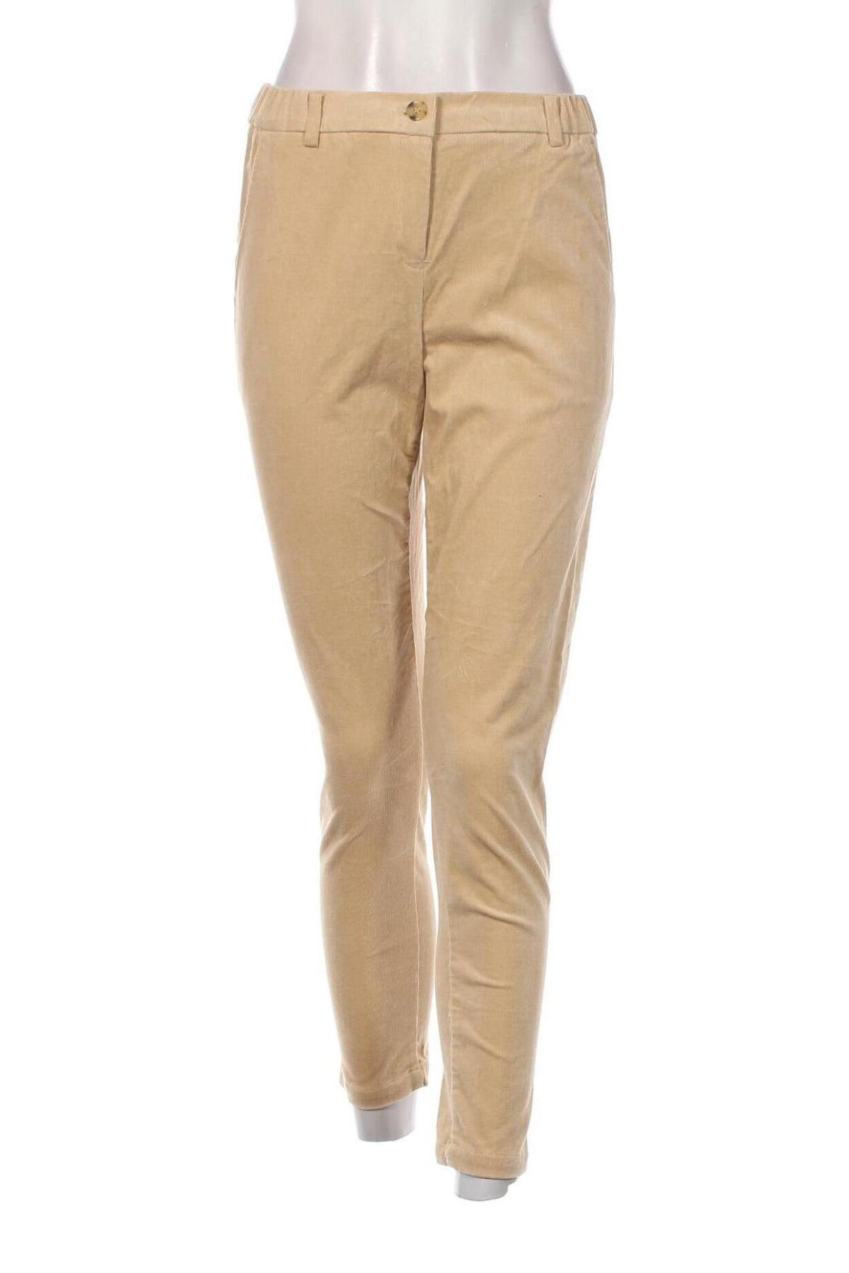 Pantaloni de velvet de femei Esprit, Mărime XS, Culoare Bej, Preț 31,49 Lei