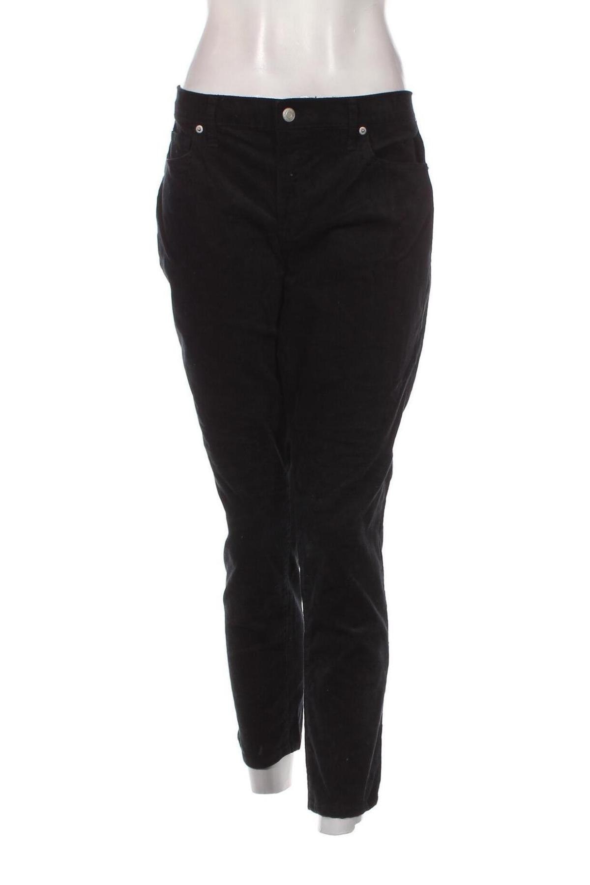Γυναικείο κοτλέ παντελόνι Gap, Μέγεθος XL, Χρώμα Μαύρο, Τιμή 7,36 €