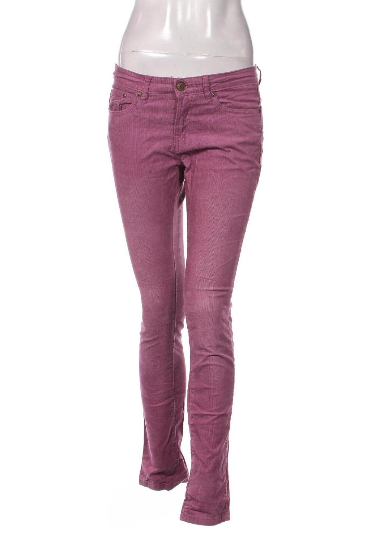 Pantaloni de velvet de femei H&M L.O.G.G., Mărime M, Culoare Mov, Preț 34,34 Lei