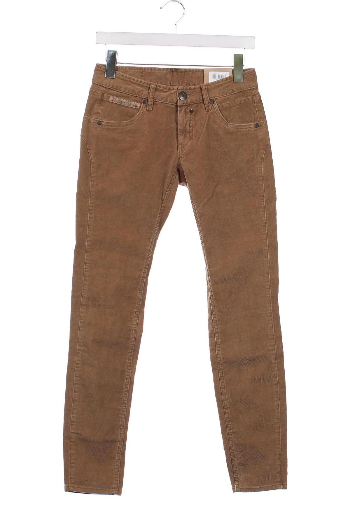 Pantaloni de velvet de femei Herrlicher, Mărime S, Culoare Maro, Preț 76,97 Lei