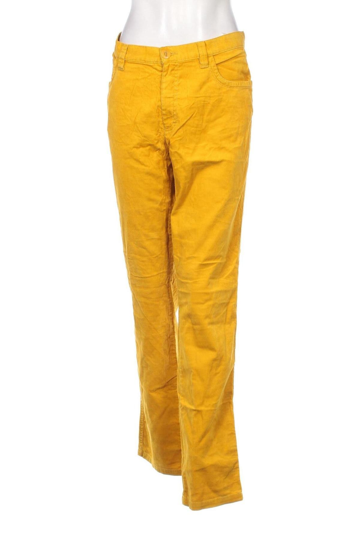 Γυναικείο κοτλέ παντελόνι Mat De Misaine, Μέγεθος XL, Χρώμα Κίτρινο, Τιμή 32,07 €