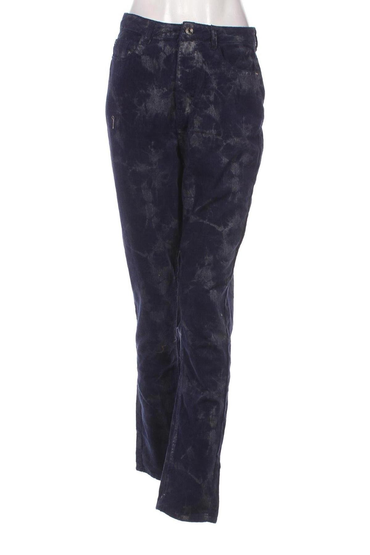 Pantaloni de velvet de femei Missguided, Mărime S, Culoare Albastru, Preț 72,63 Lei