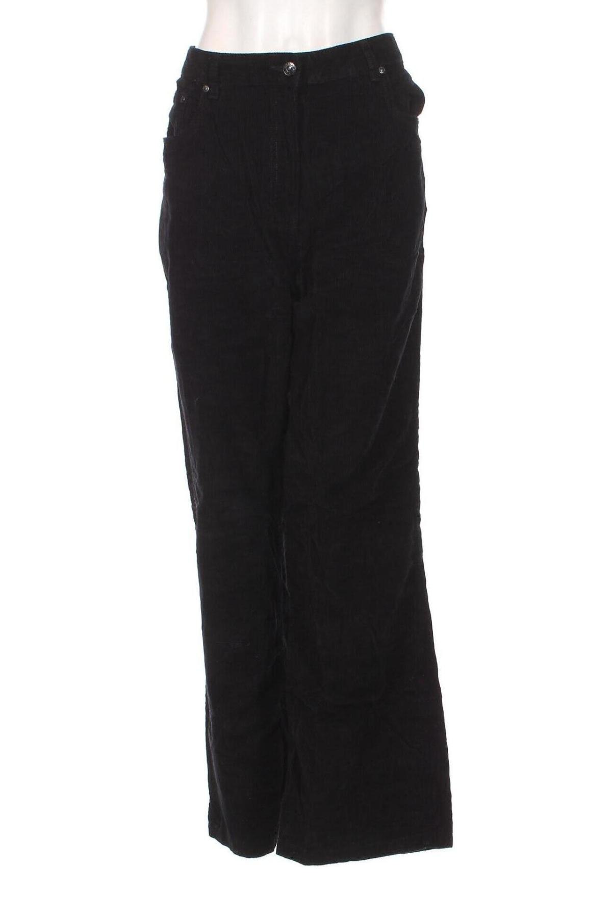 Γυναικείο κοτλέ παντελόνι Next, Μέγεθος L, Χρώμα Μαύρο, Τιμή 6,85 €