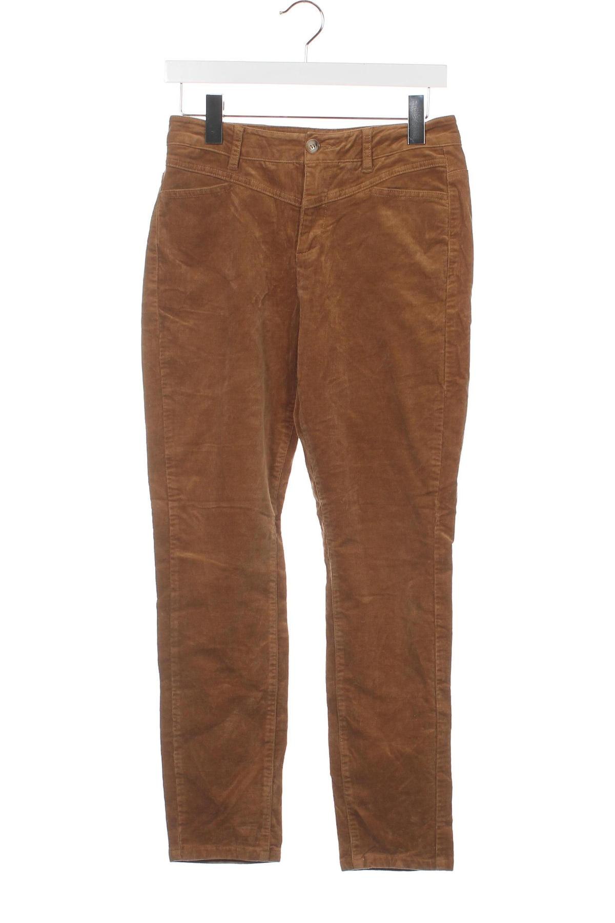 Γυναικείο κοτλέ παντελόνι S.Oliver, Μέγεθος XS, Χρώμα Καφέ, Τιμή 2,54 €