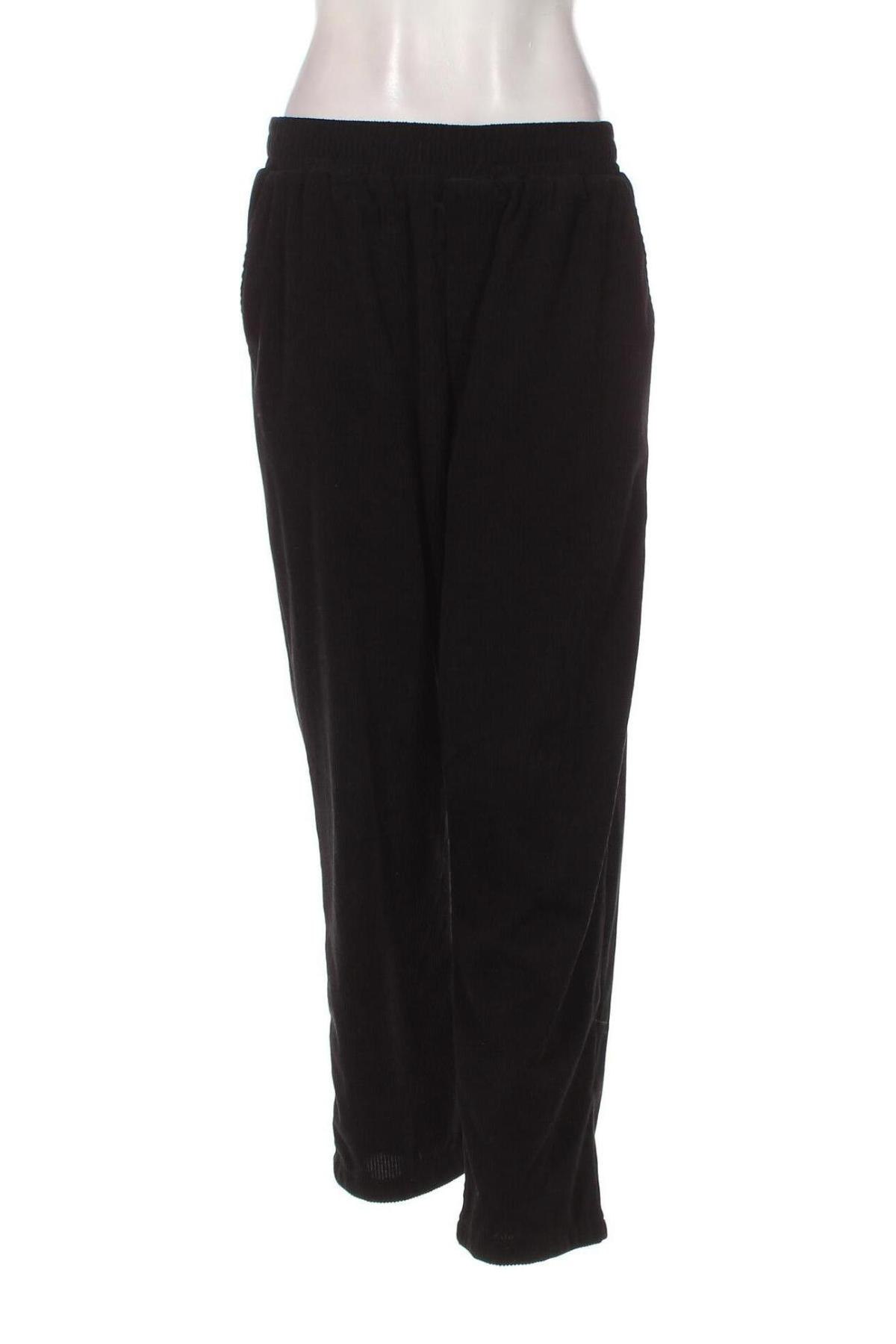 Γυναικείο κοτλέ παντελόνι SHEIN, Μέγεθος M, Χρώμα Μαύρο, Τιμή 1,79 €
