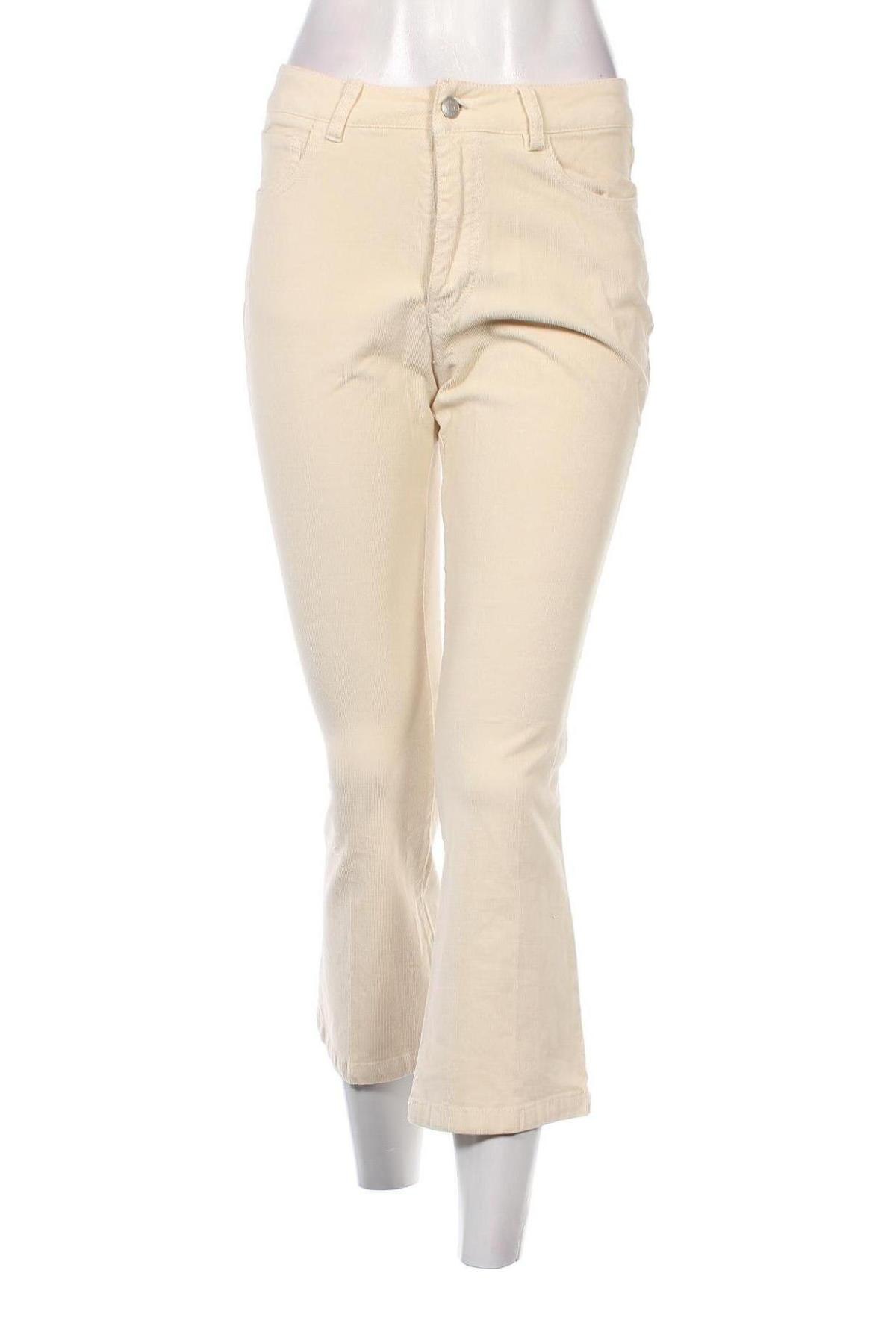 Γυναικείο κοτλέ παντελόνι Sisley, Μέγεθος S, Χρώμα  Μπέζ, Τιμή 12,06 €