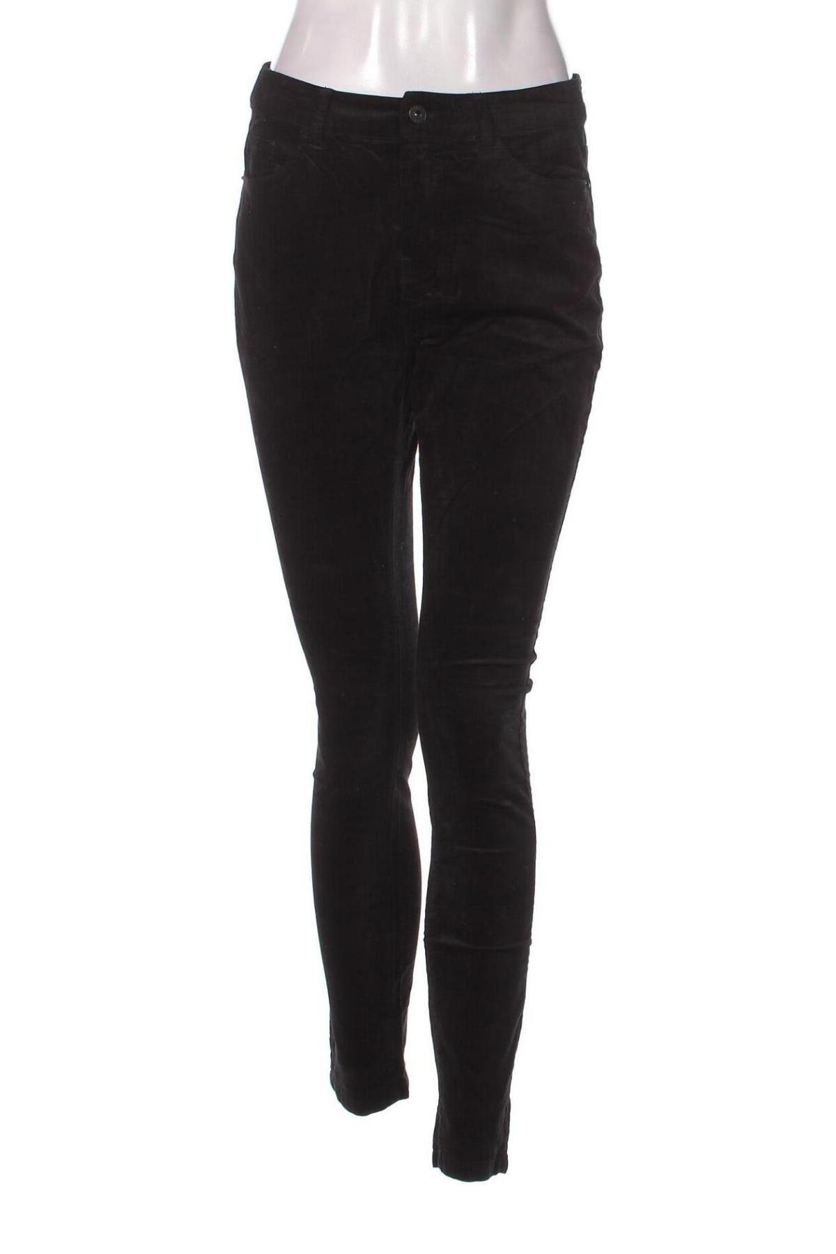 Pantaloni de velvet de femei Sora, Mărime M, Culoare Negru, Preț 9,54 Lei