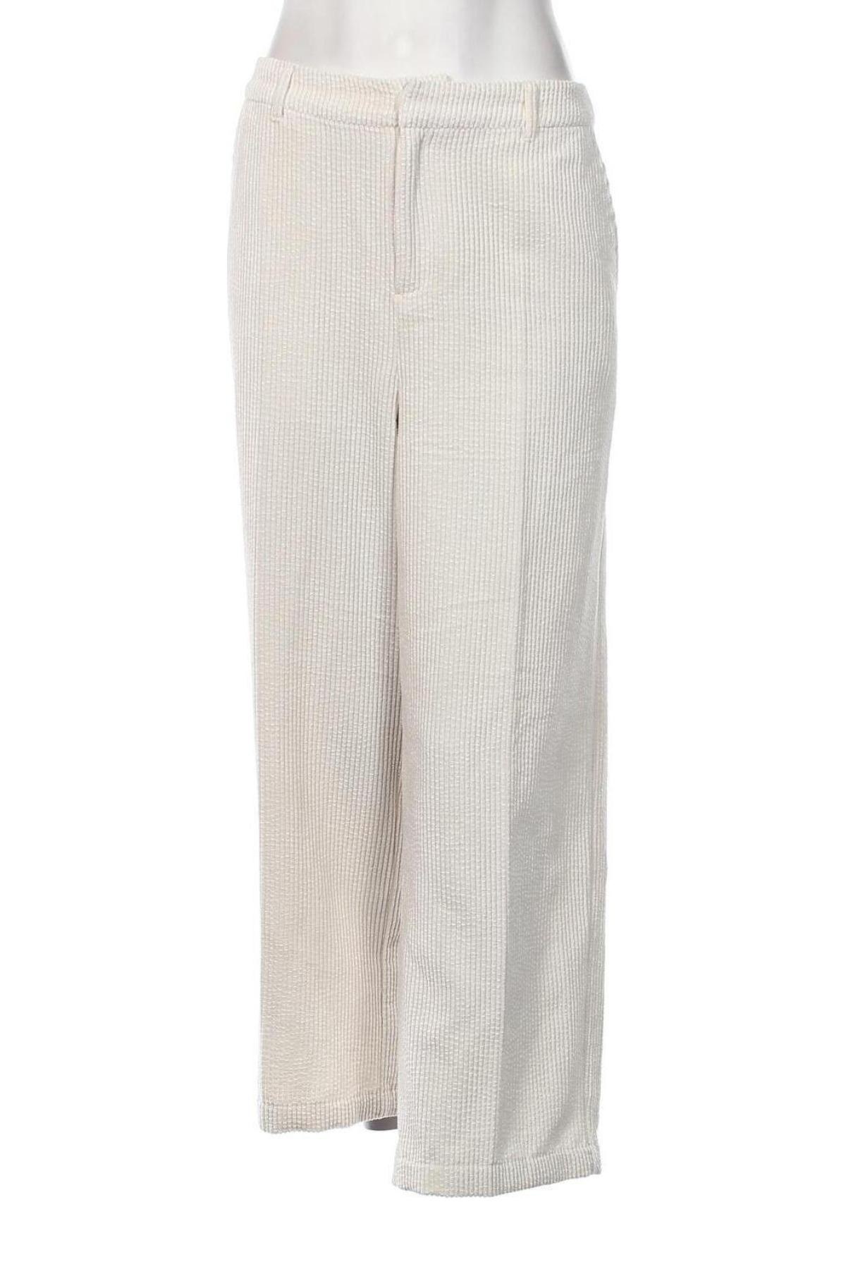Γυναικείο κοτλέ παντελόνι Sora, Μέγεθος L, Χρώμα Εκρού, Τιμή 17,94 €