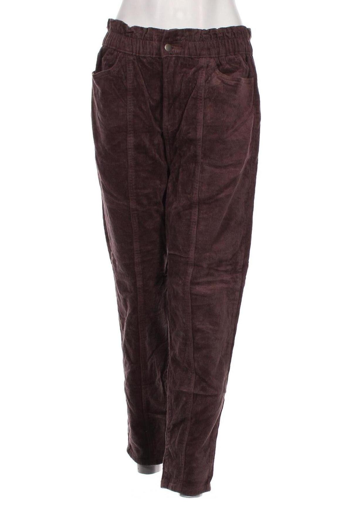 Γυναικείο κοτλέ παντελόνι Tezenis, Μέγεθος M, Χρώμα Καφέ, Τιμή 3,23 €