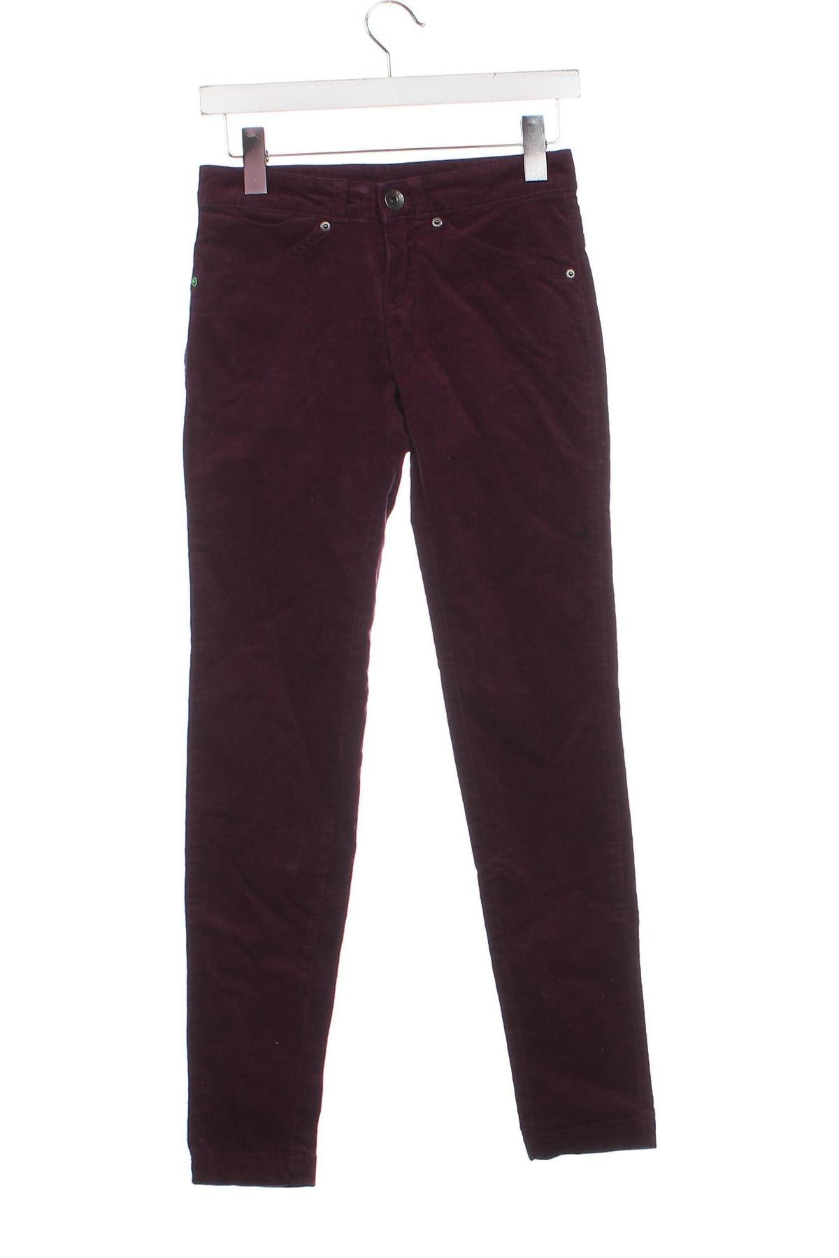 Pantaloni de velvet de femei United Colors Of Benetton, Mărime S, Culoare Mov, Preț 56,55 Lei
