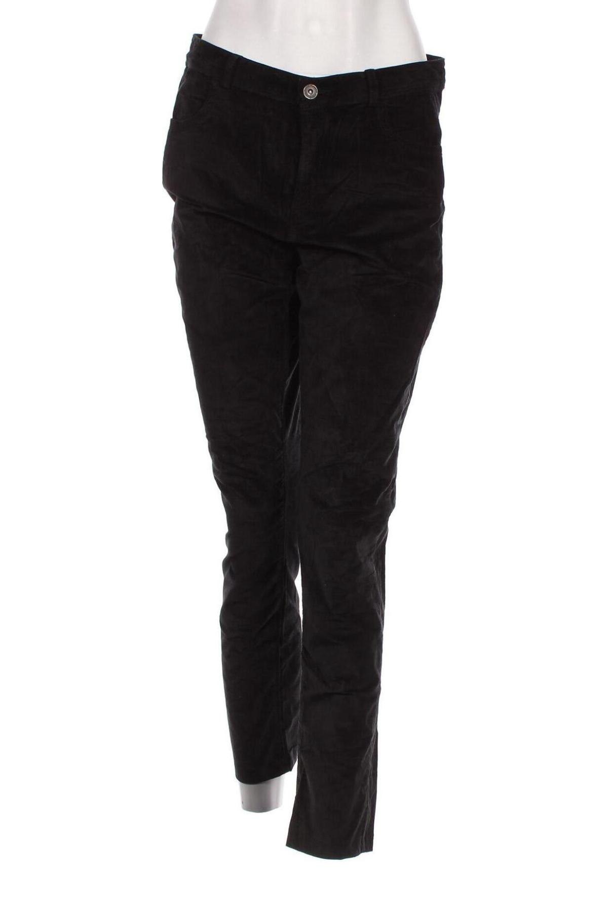 Γυναικείο κοτλέ παντελόνι United Colors Of Benetton, Μέγεθος M, Χρώμα Μαύρο, Τιμή 6,34 €