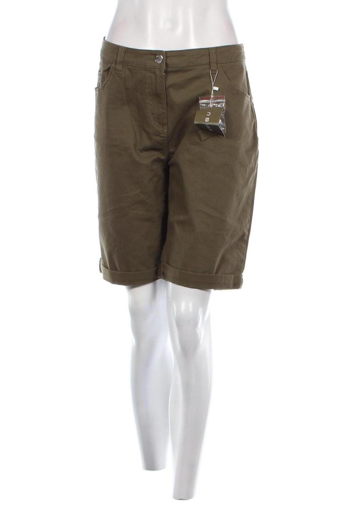 Pantaloni scurți de femei Amisu, Mărime XL, Culoare Verde, Preț 45,03 Lei