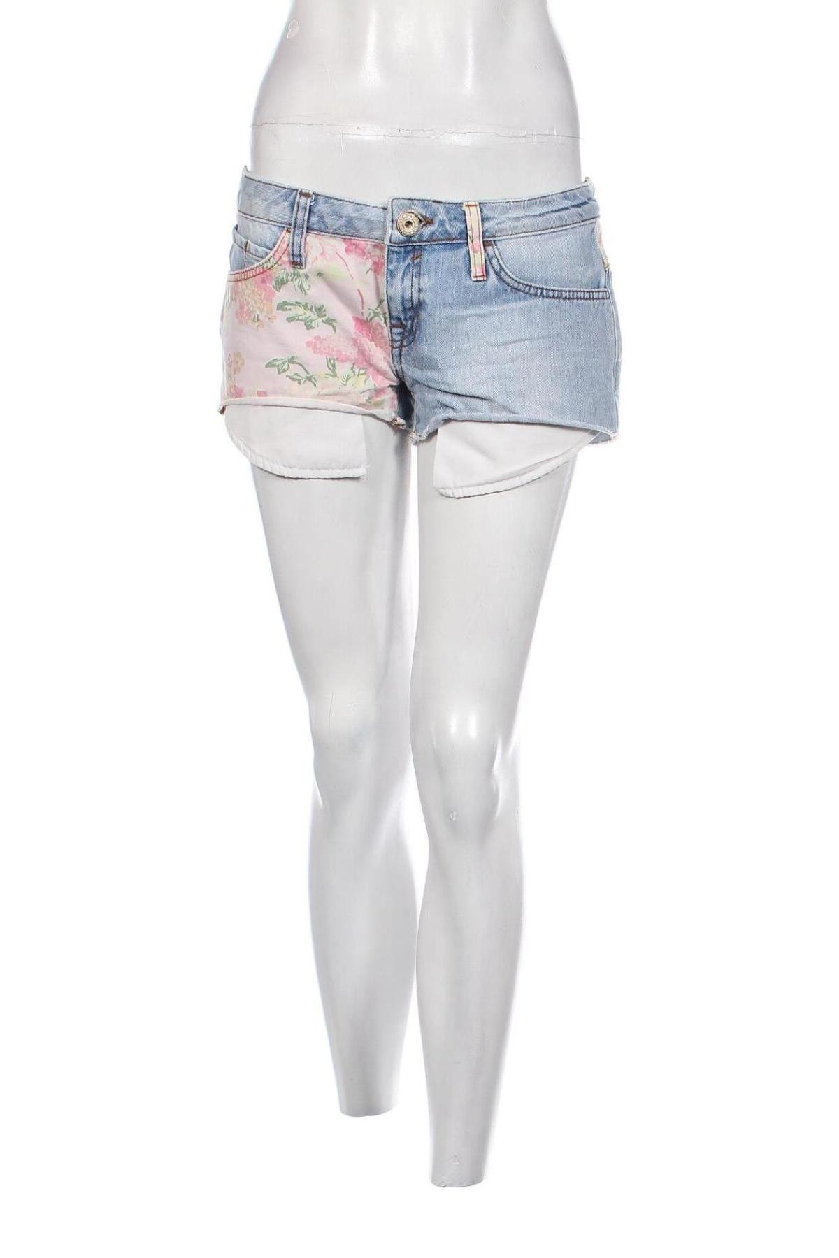 Γυναικείο κοντό παντελόνι BSB, Μέγεθος S, Χρώμα Μπλέ, Τιμή 20,09 €