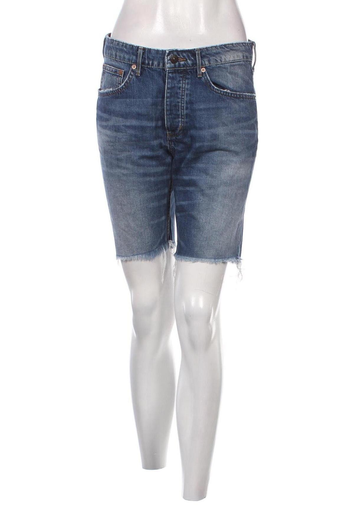 Γυναικείο κοντό παντελόνι H&M, Μέγεθος S, Χρώμα Μπλέ, Τιμή 12,83 €