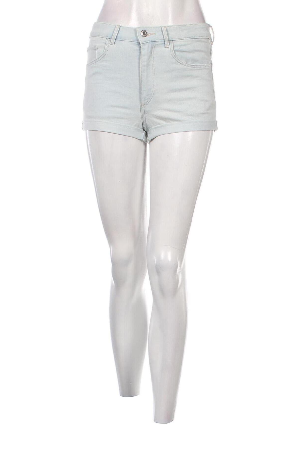 Дамски къс панталон H&M, Размер S, Цвят Син, Цена 10,34 лв.
