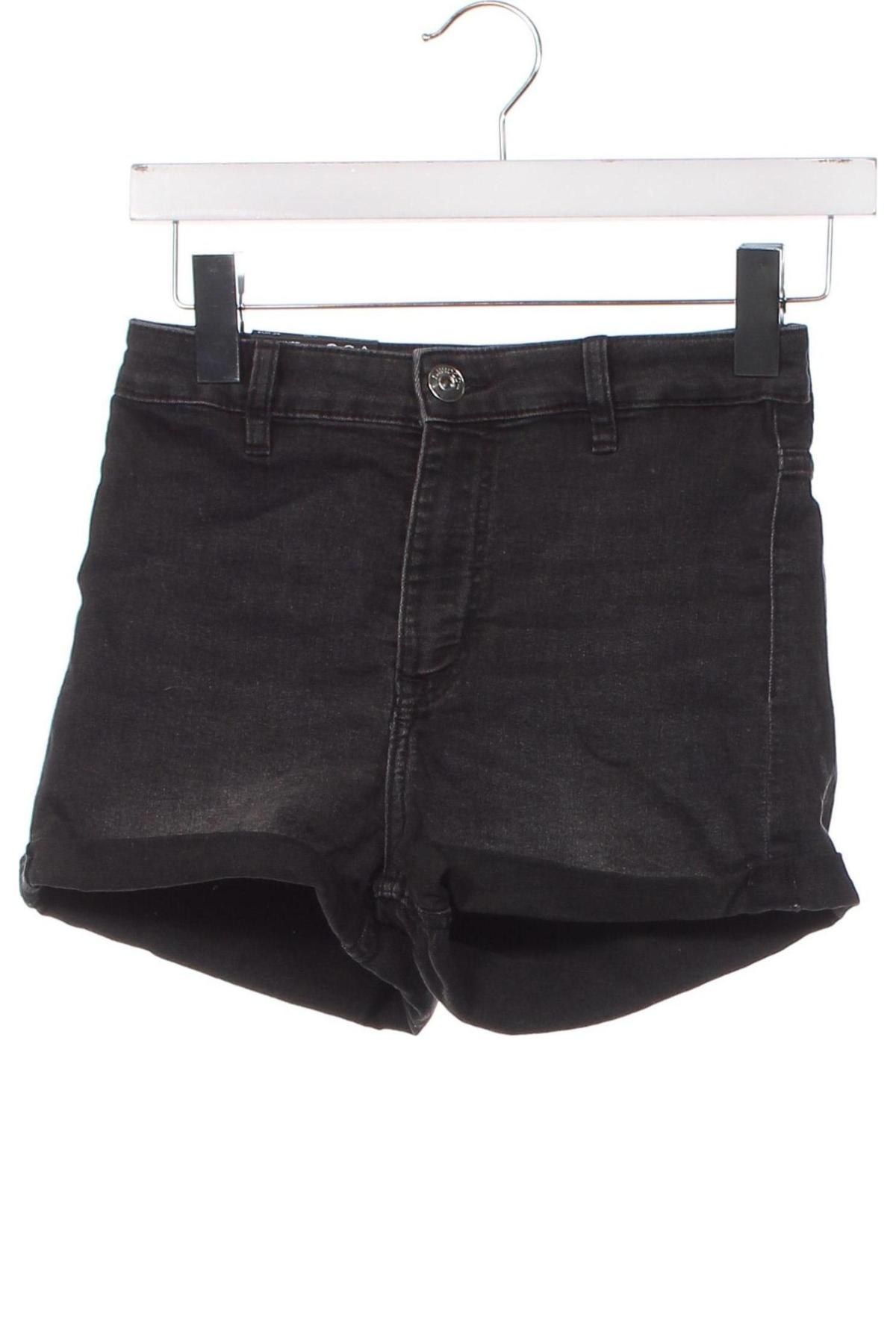 Дамски къс панталон H&M Divided, Размер XS, Цвят Черен, Цена 31,00 лв.