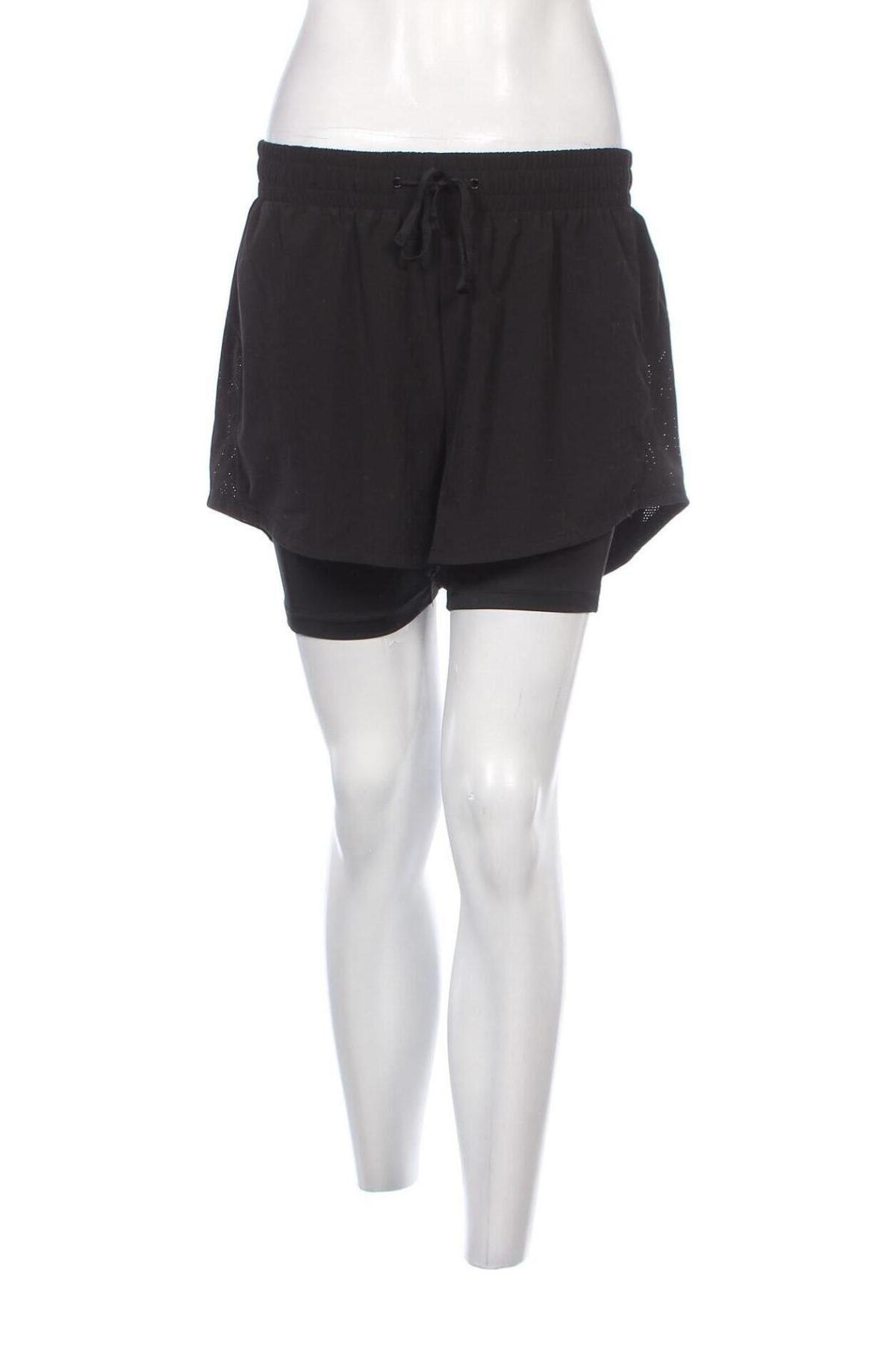 Γυναικείο κοντό παντελόνι H&M Sport, Μέγεθος M, Χρώμα Μαύρο, Τιμή 9,72 €