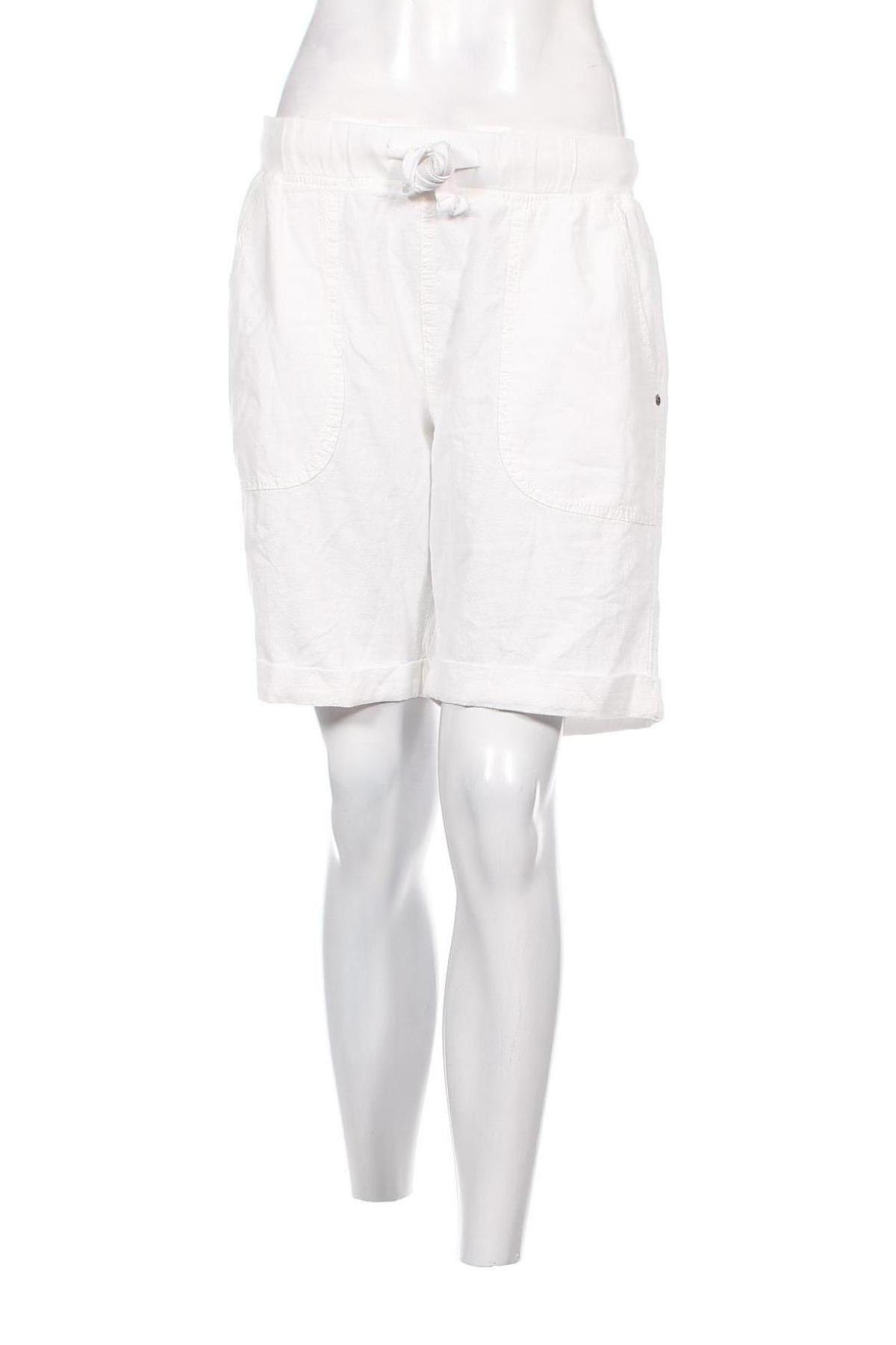 Дамски къс панталон Kaffe, Размер M, Цвят Бял, Цена 77,00 лв.