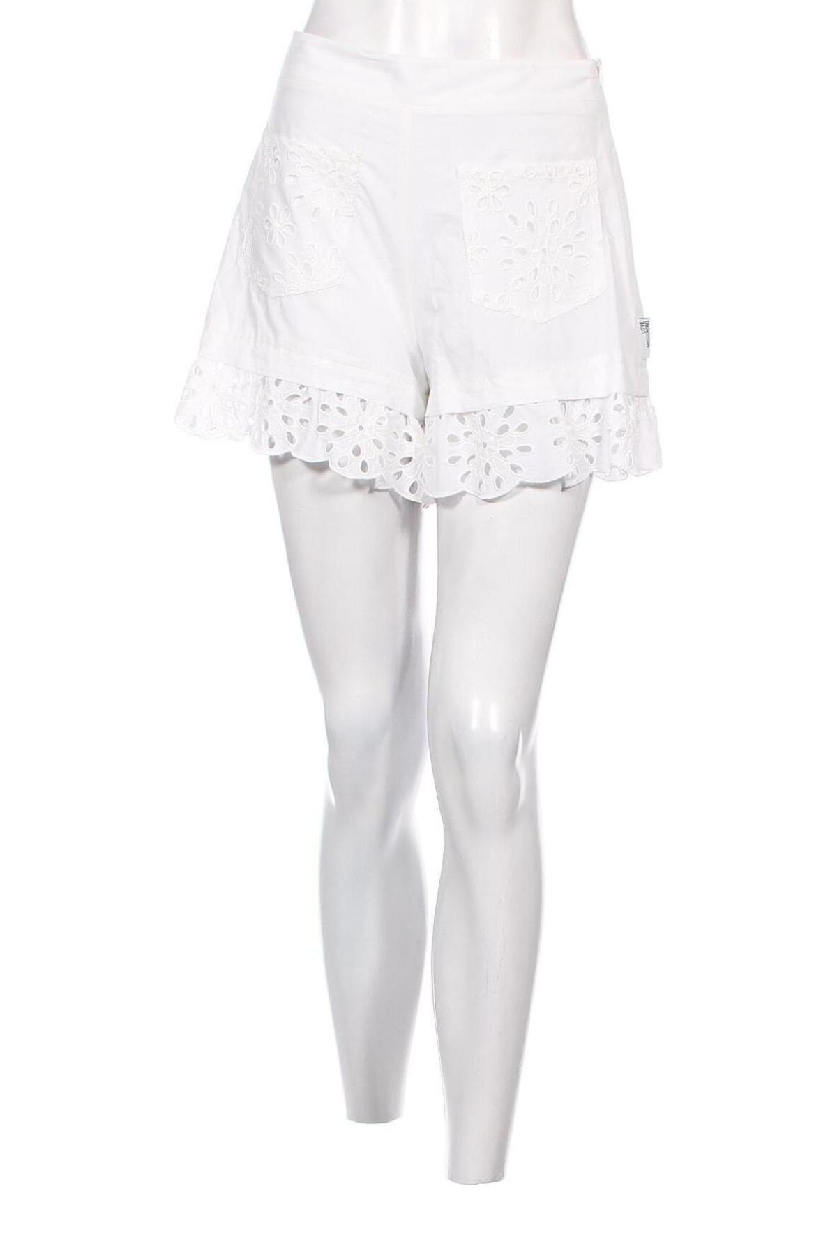 Damen Shorts Love Moschino, Größe XS, Farbe Weiß, Preis 85,05 €