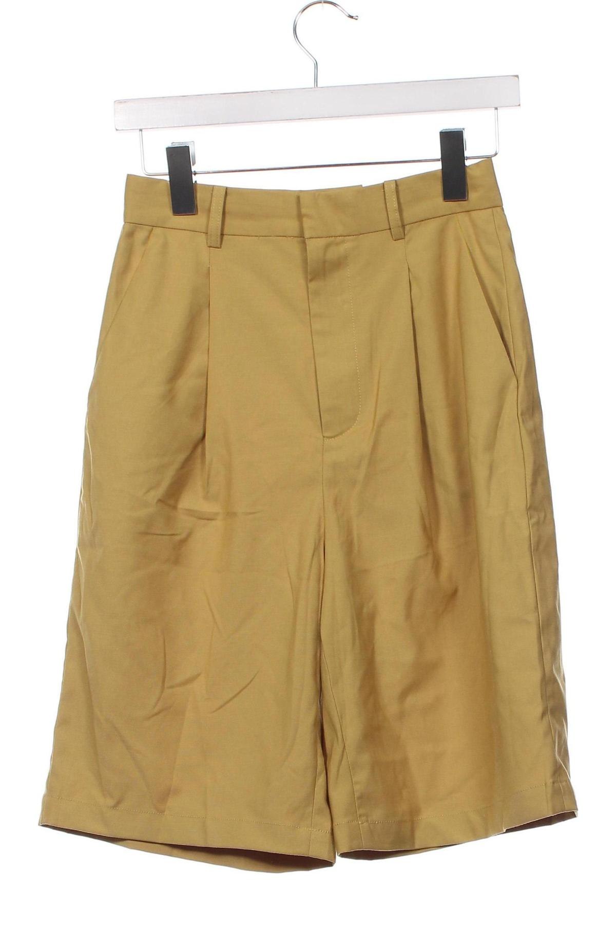 Дамски къс панталон MOTF, Размер XS, Цвят Жълт, Цена 8,55 лв.