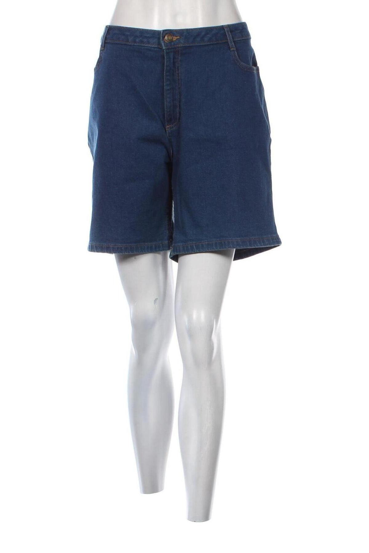 Дамски къс панталон Marks & Spencer, Размер XL, Цвят Син, Цена 23,46 лв.