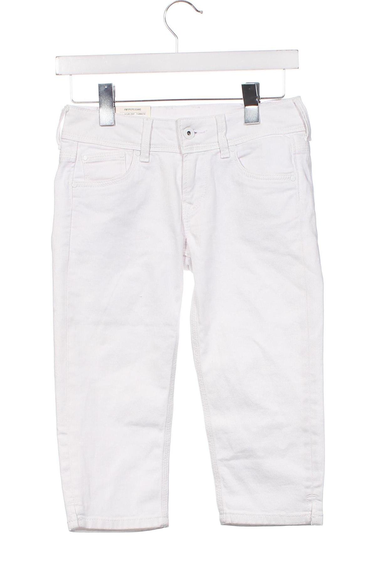 Дамски къс панталон Pepe Jeans, Размер XXS, Цвят Бял, Цена 25,25 лв.