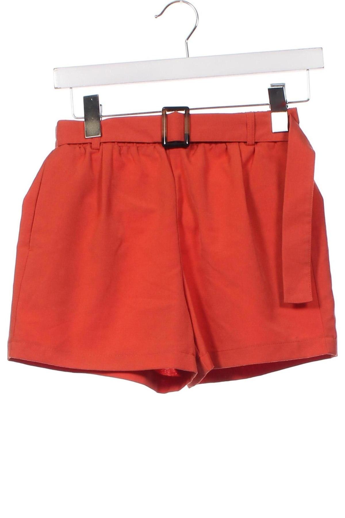 Дамски къс панталон Sinsay, Размер XS, Цвят Оранжев, Цена 19,04 лв.