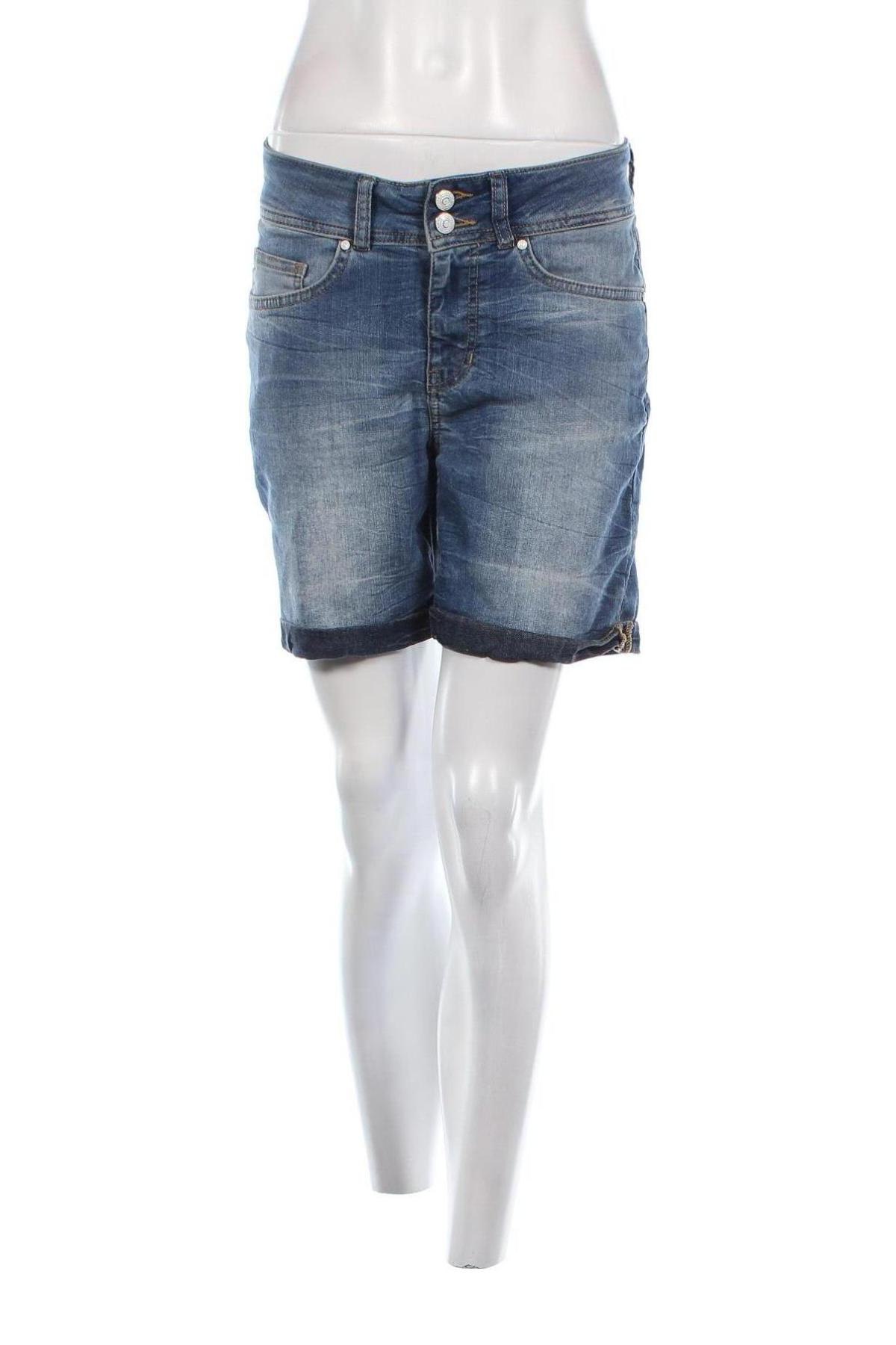 Дамски къс панталон Soya Concept, Размер M, Цвят Син, Цена 17,34 лв.