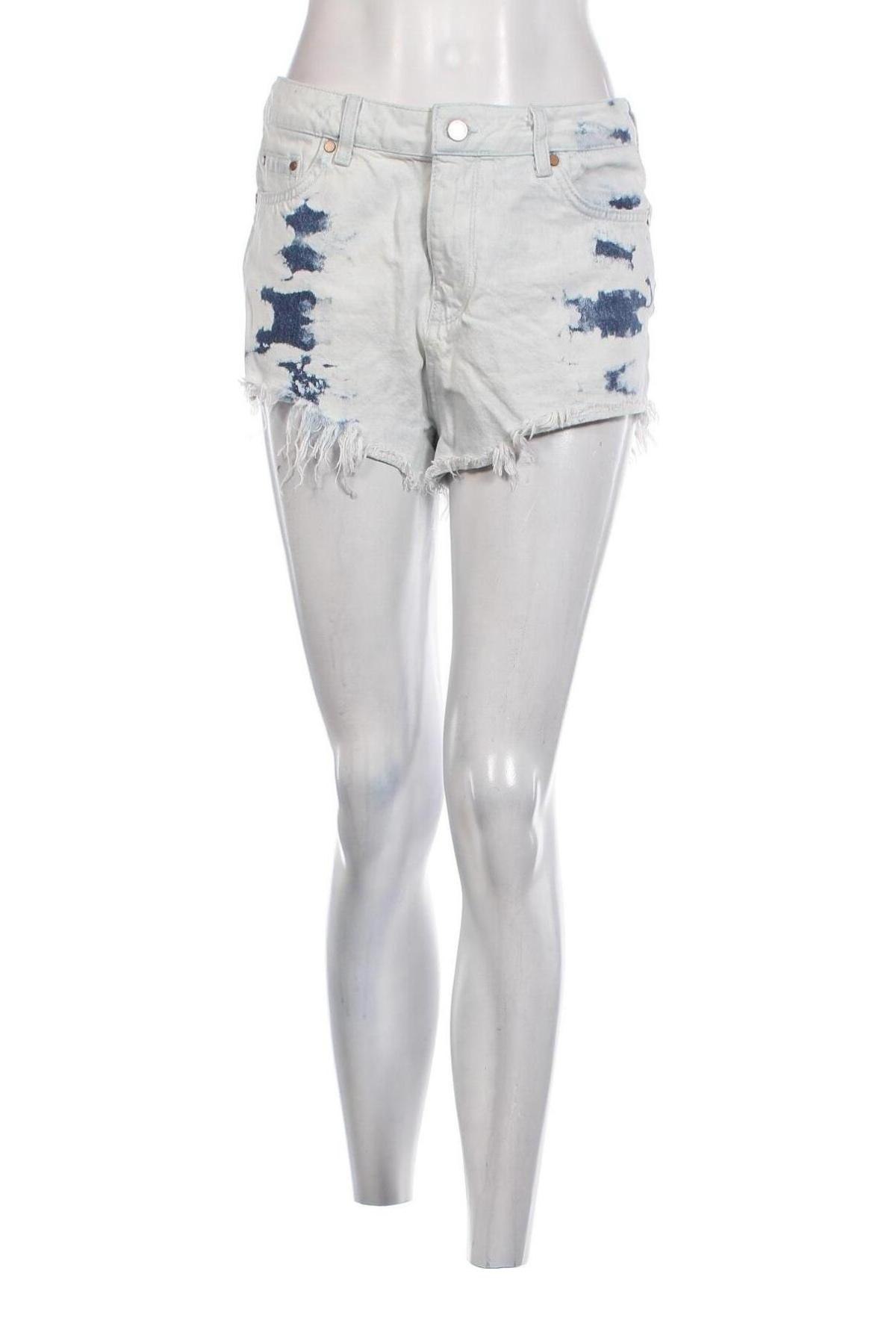 Дамски къс панталон Superdry, Размер M, Цвят Син, Цена 17,65 лв.