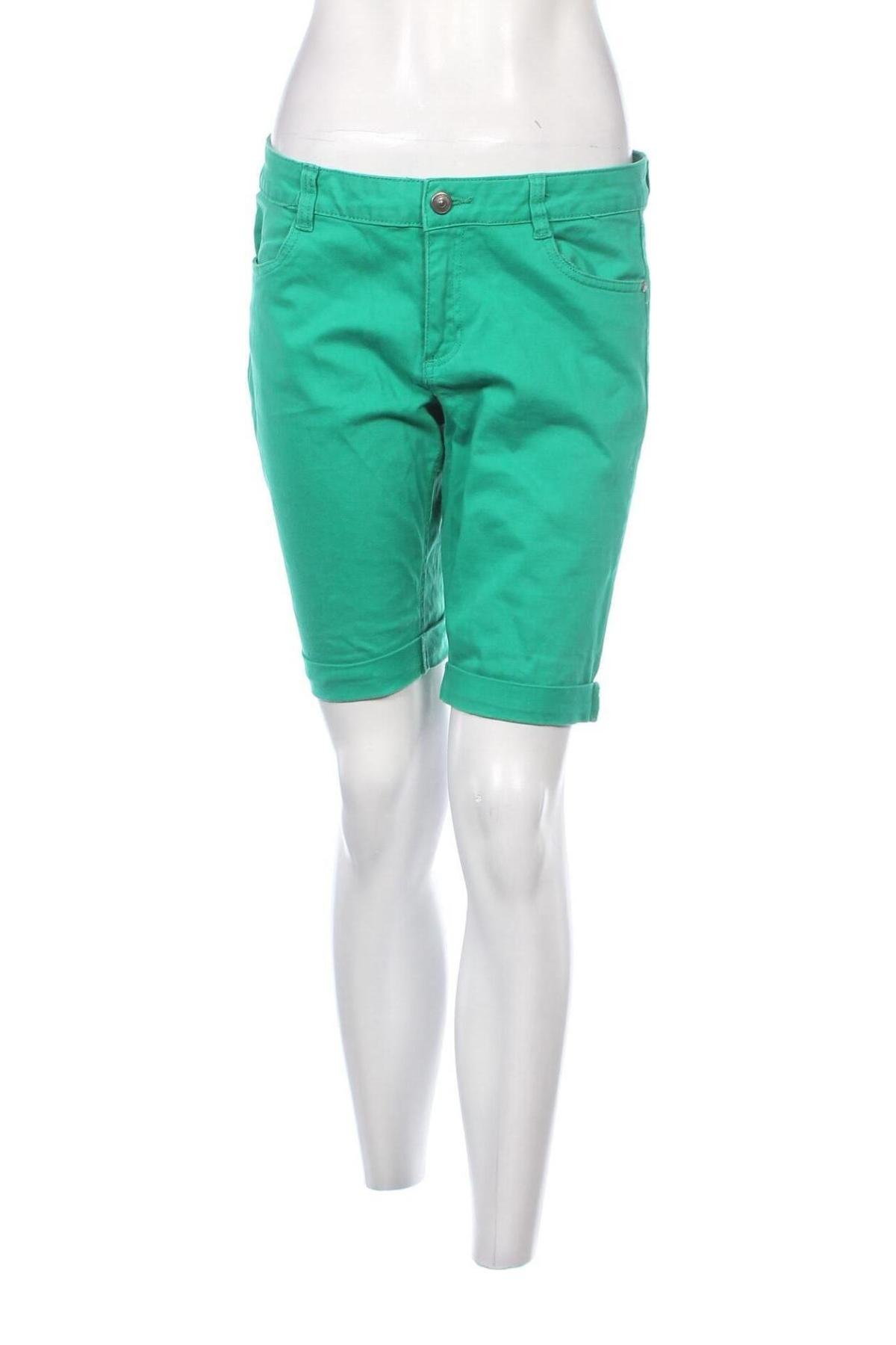Дамски къс панталон Tex, Размер M, Цвят Зелен, Цена 10,73 лв.