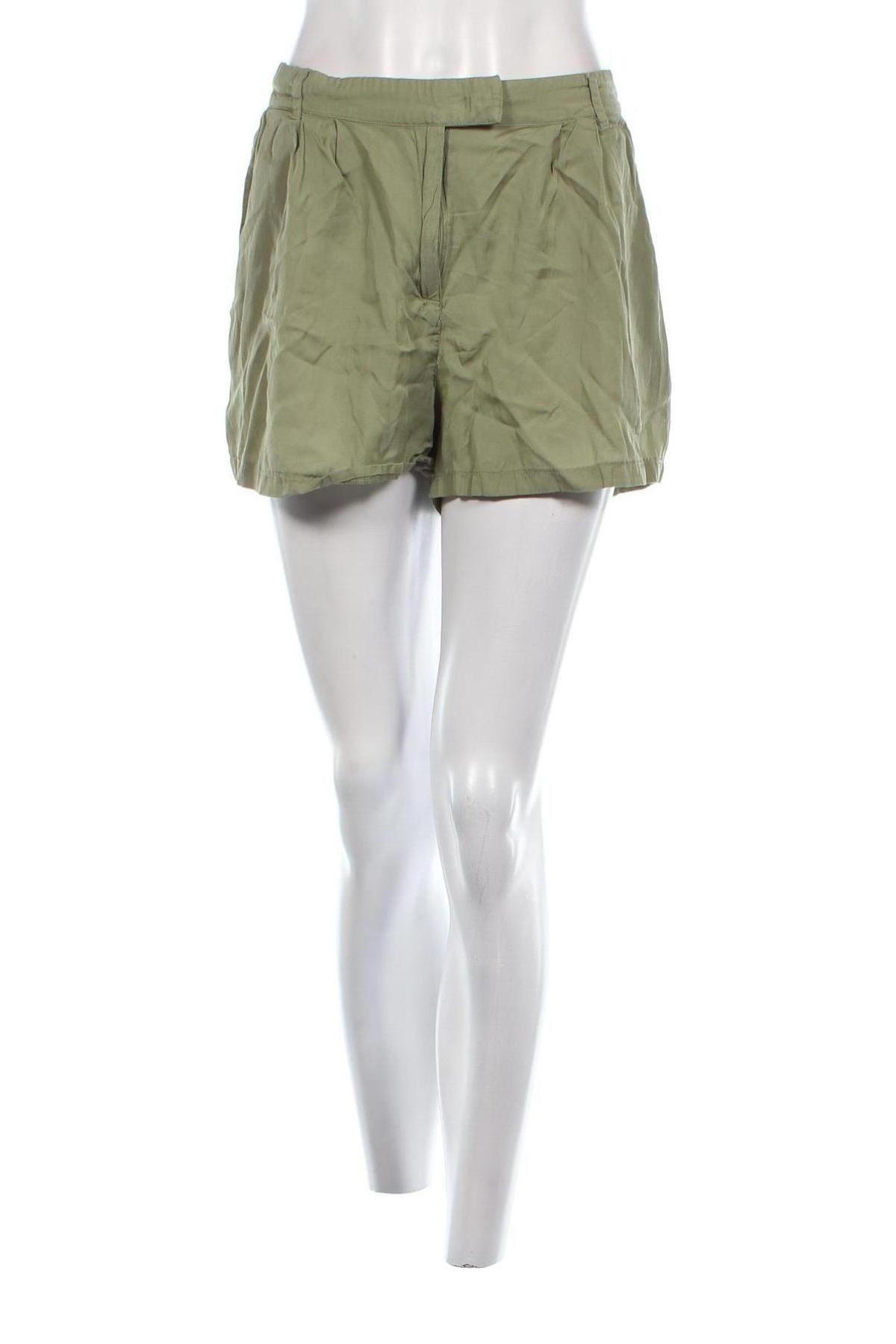 Γυναικείο κοντό παντελόνι United Colors Of Benetton, Μέγεθος L, Χρώμα Πράσινο, Τιμή 16,99 €