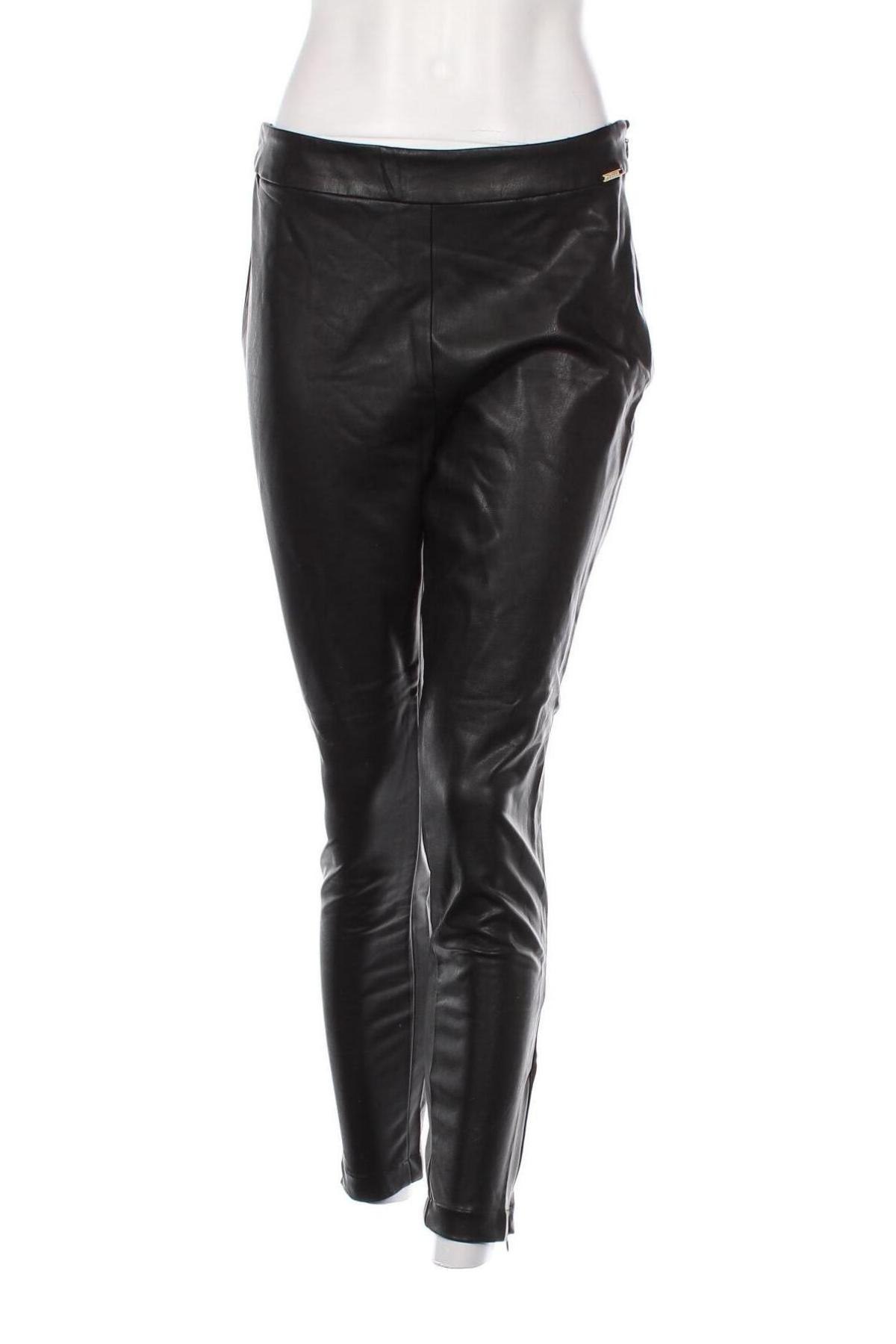 Γυναικείο παντελόνι δερμάτινο Guess, Μέγεθος XL, Χρώμα Μαύρο, Τιμή 46,39 €