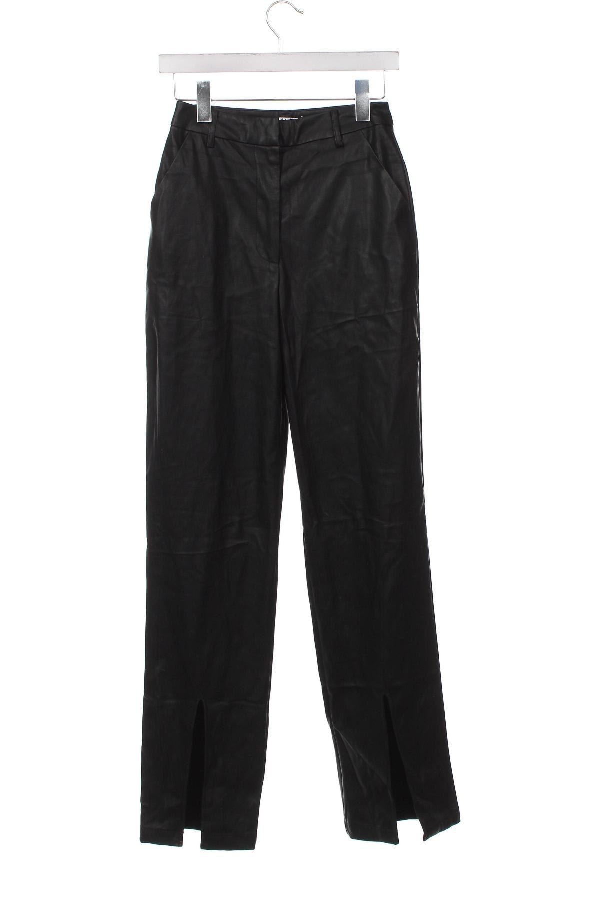 Dámské kožené kalhoty  NA-KD, Velikost XS, Barva Černá, Cena  654,00 Kč