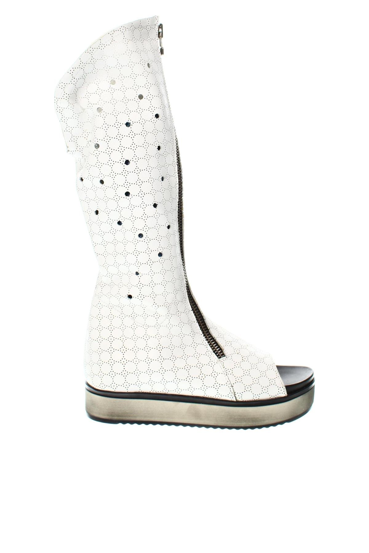 Γυναικείες μπότες καλοκαιρινές, Μέγεθος 38, Χρώμα Λευκό, Τιμή 39,90 €