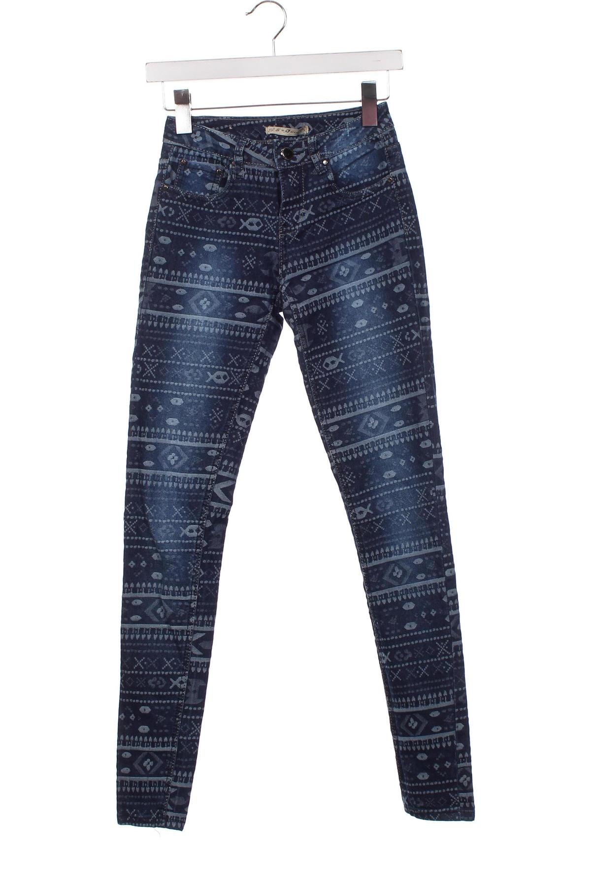 Pantaloni de femei, Mărime XS, Culoare Albastru, Preț 25,51 Lei