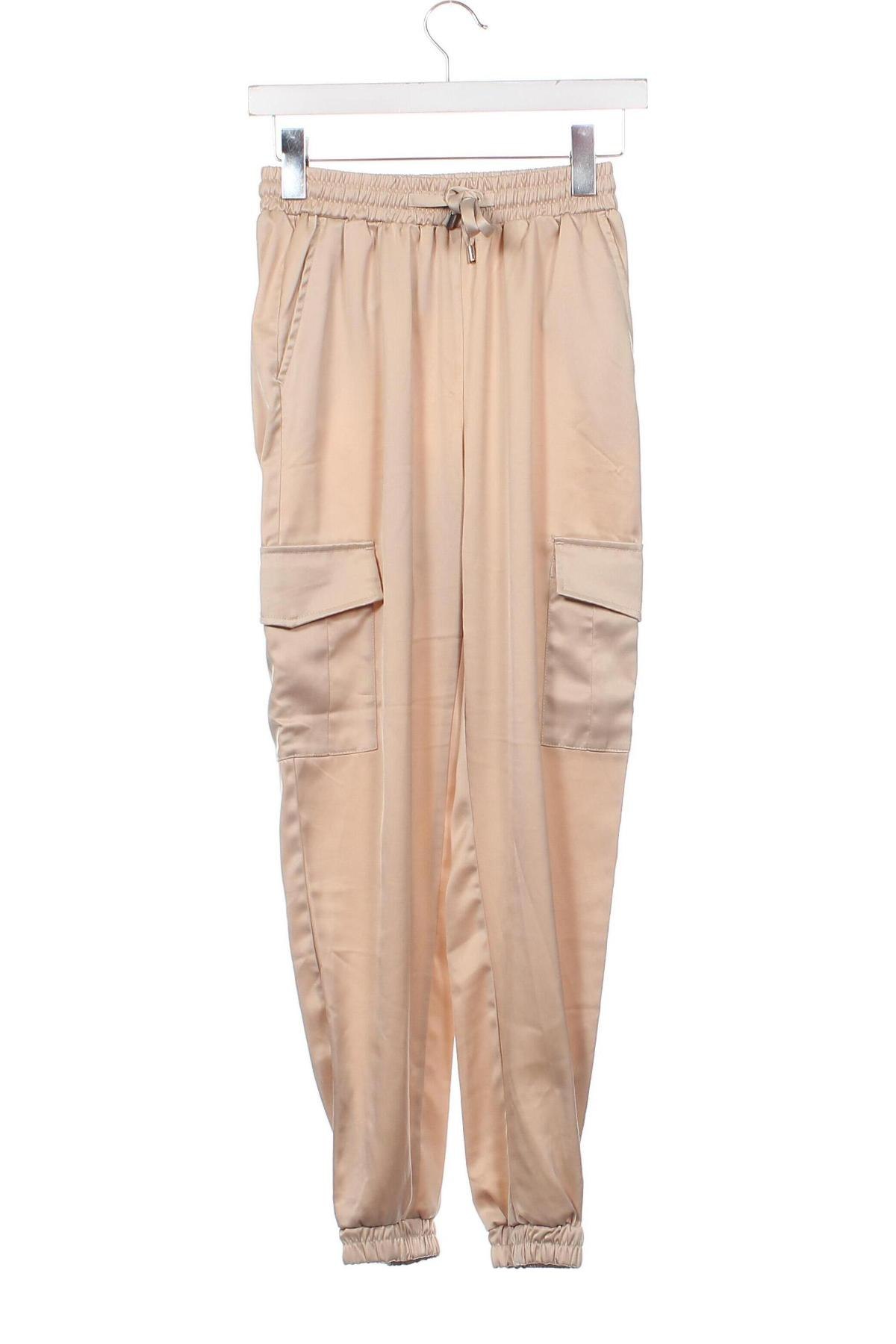 Дамски панталон Amisu, Размер XS, Цвят Бежов, Цена 15,07 лв.