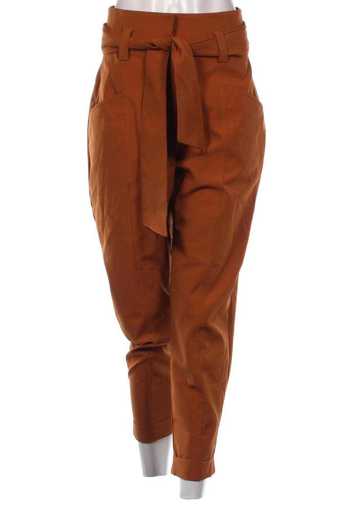 Дамски панталон Bershka, Размер M, Цвят Оранжев, Цена 25,85 лв.