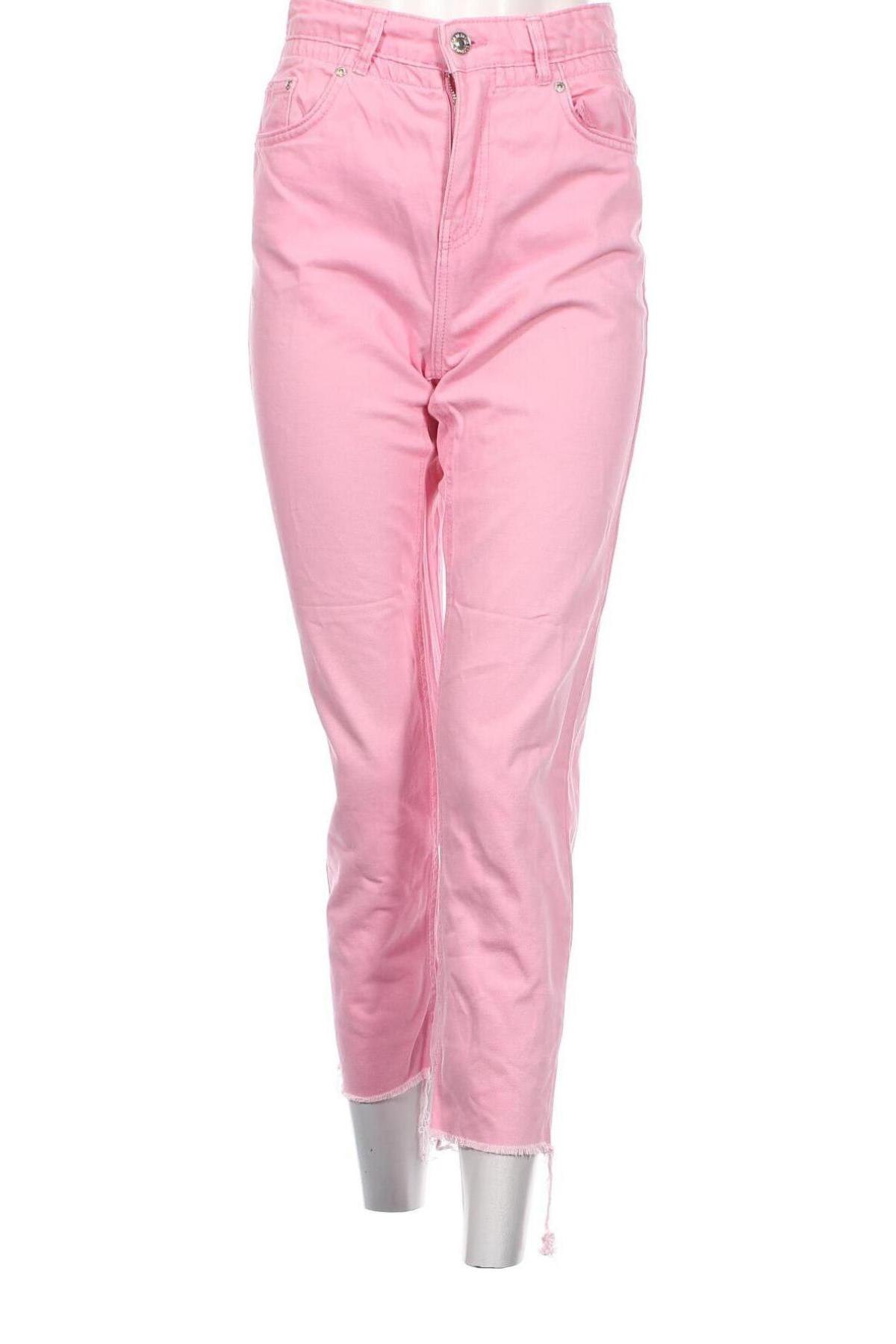Дамски панталон Bershka, Размер XS, Цвят Розов, Цена 29,00 лв.