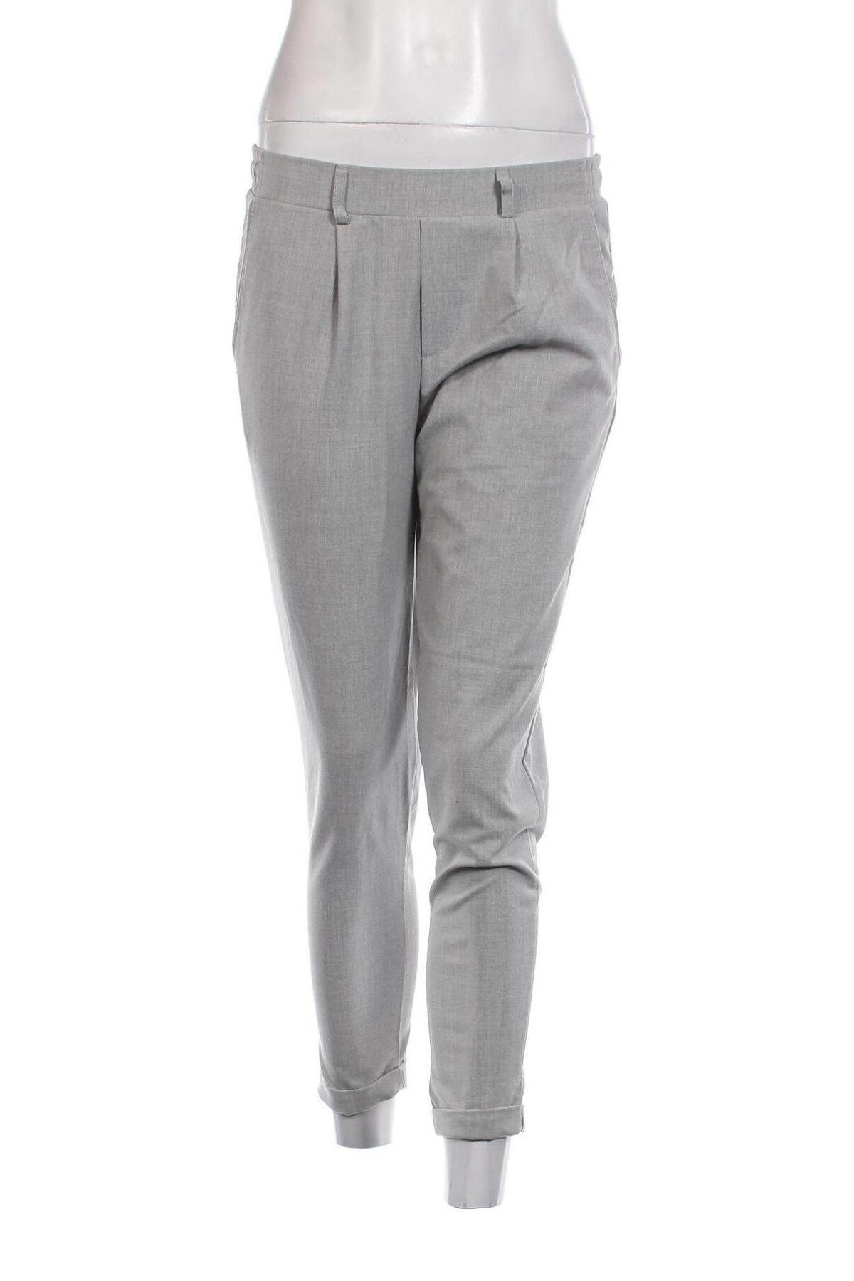 Pantaloni de femei Bershka, Mărime S, Culoare Gri, Preț 39,95 Lei
